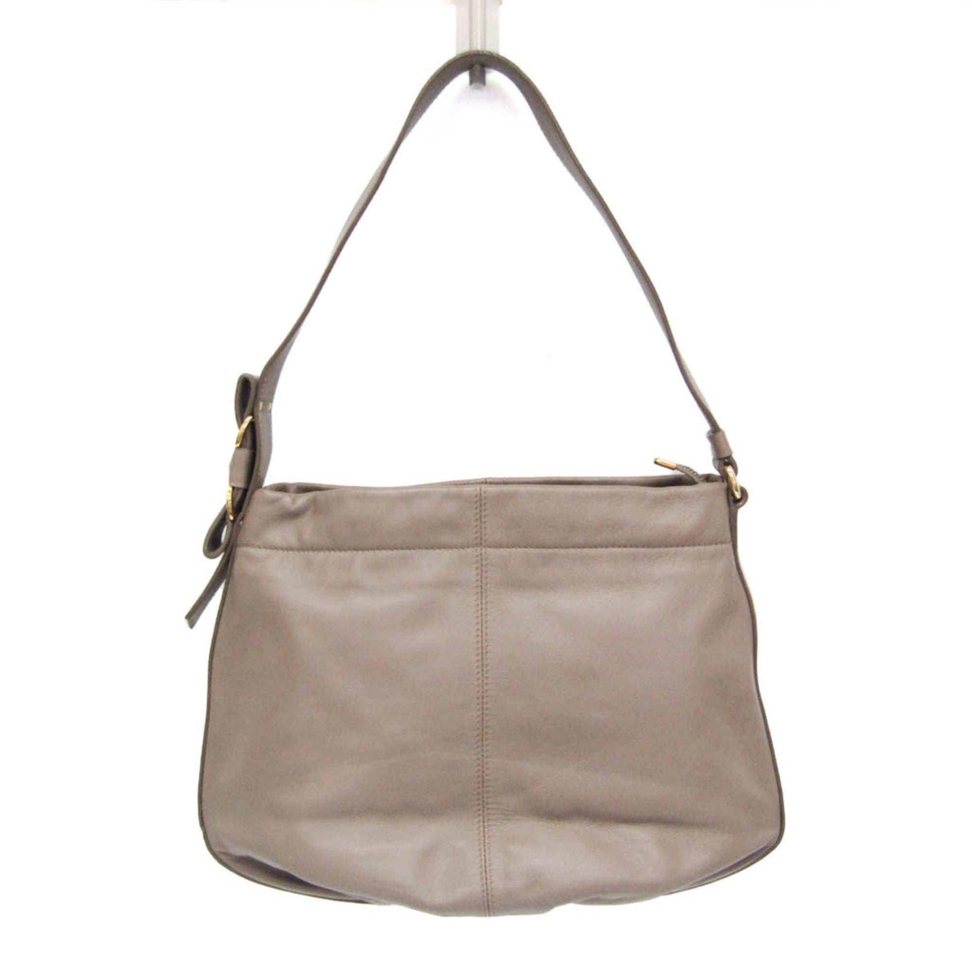 Rakuten - サルヴァトーレ・フェラガモ(Salvatore Ferragamo) AU-21 D443 レディース レザー ショルダーバッグ グレー【中古】