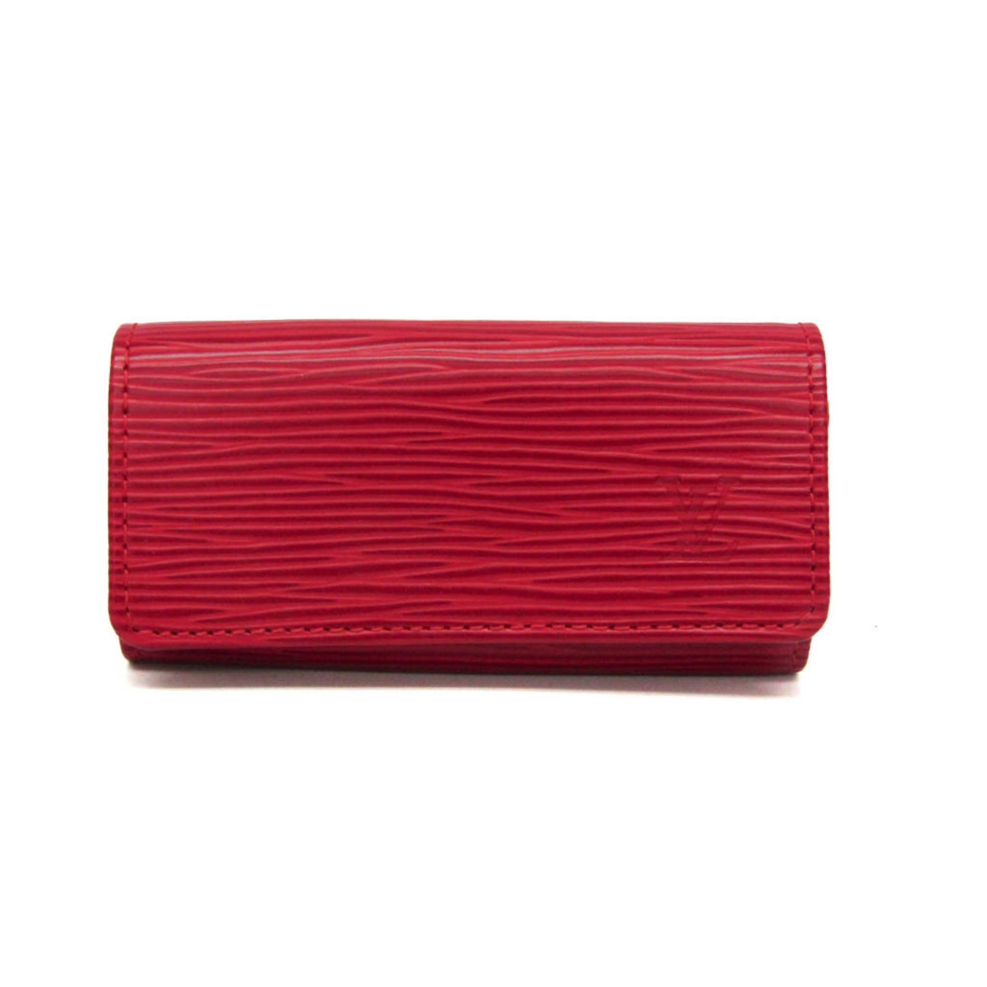 ルイ・ヴィトン(Louis Vuitton) エピ ミュルティクレ4 M63827 レディース,メンズ エピレザー キーケース カスティリアンレッド【中古】