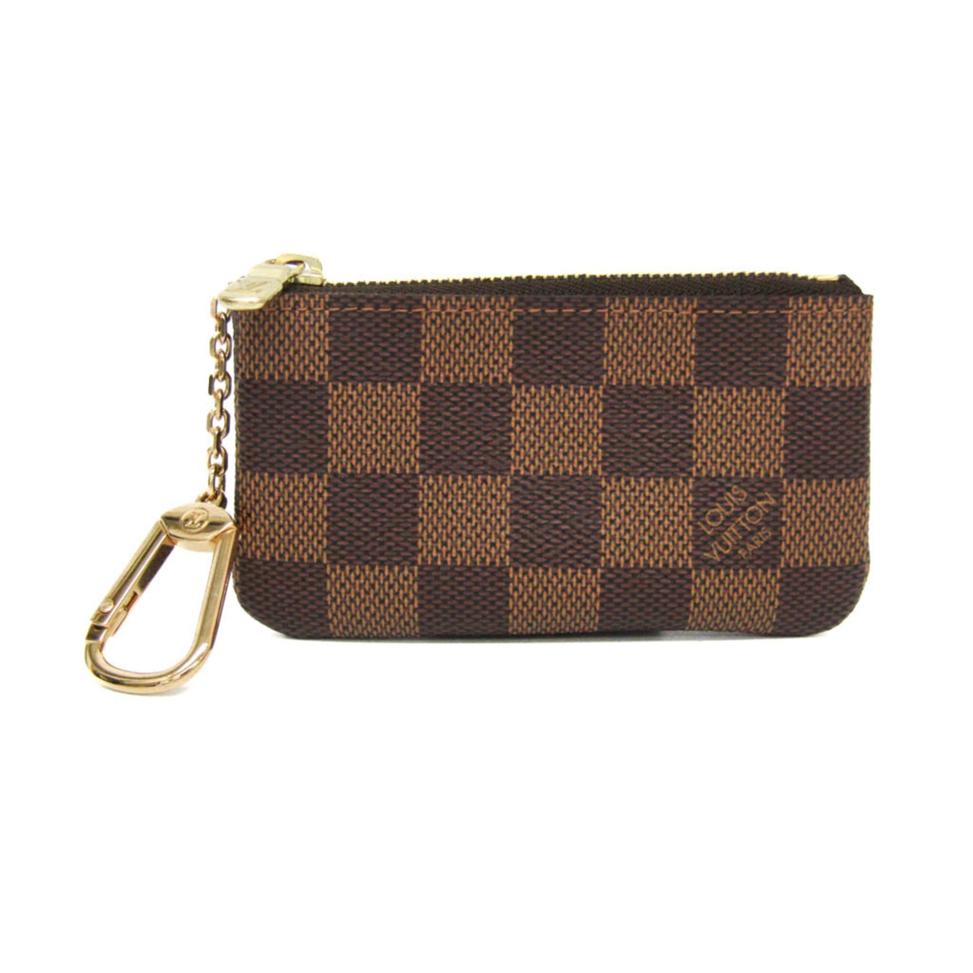 Rakuten - ルイ・ヴィトン(Louis Vuitton) ダミエ ポシェット クレ N62658 メンズ,レディース ダミエキャンバス 小銭入れ・コインケース ブラウン,エベヌ【中古】