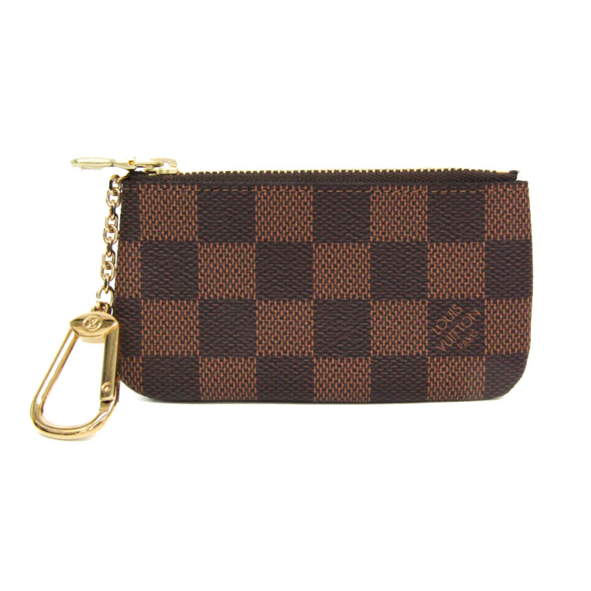 Rakuten - ルイ・ヴィトン(Louis Vuitton) ダミエ ポシェット クレ N62658 メンズ,レディース ダミエキャンバス 小銭入れ・コインケース エベヌ【中古】