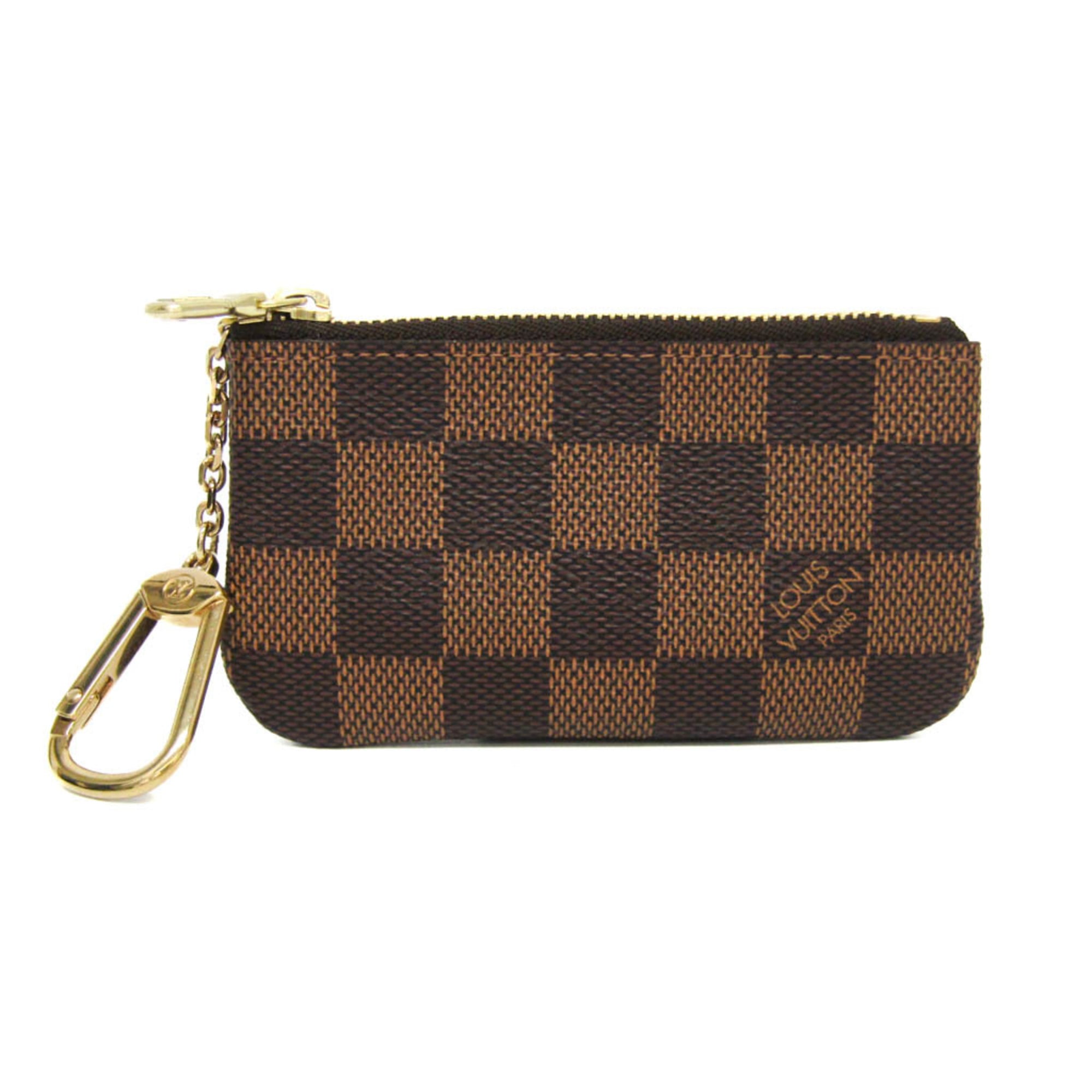 Rakuten - ルイ・ヴィトン(Louis Vuitton) ダミエ ポシェット クレ N62658 メンズ,レディース ダミエキャンバス 小銭入れ・コインケース ブラウン,エベヌ【中古】