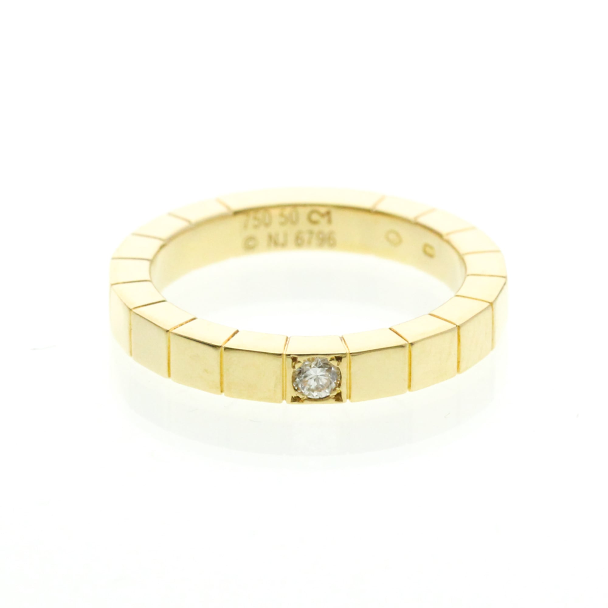 カルティエ(Cartier) ラニエール K18イエローゴールド(K18YG) ファッション ダイヤモンド バンドリング ゴールド【中古】