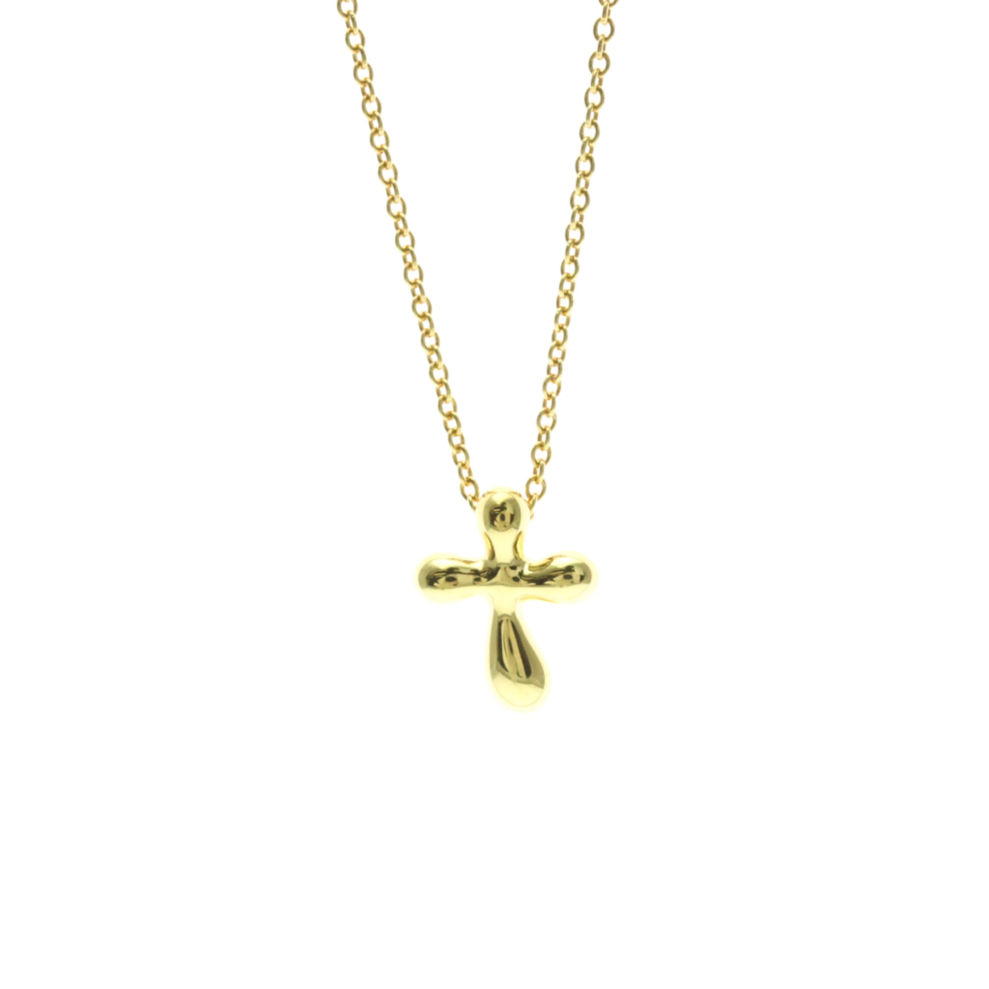 ★セール★ CHROME HEARTS クロス ネックレス ゴールドカラー 希少 CHROME HEARTS 22K ゴールド クロス ペンダント エメラルド