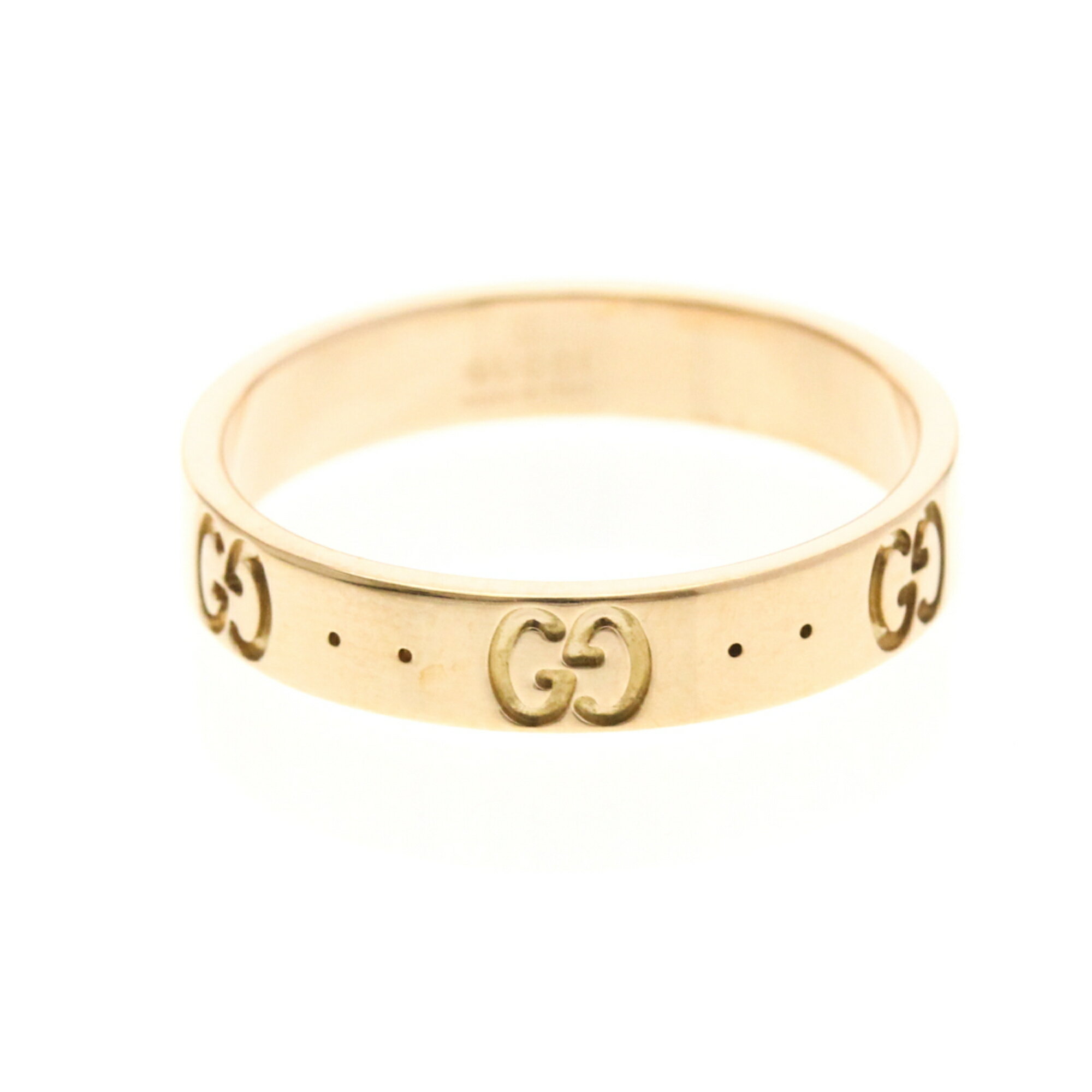 乐天商城 - グッチ(Gucci) アイコン K18ピンクゴールド(K18PG) ファッション 無し リング ピンクゴールド(PG)【中古】