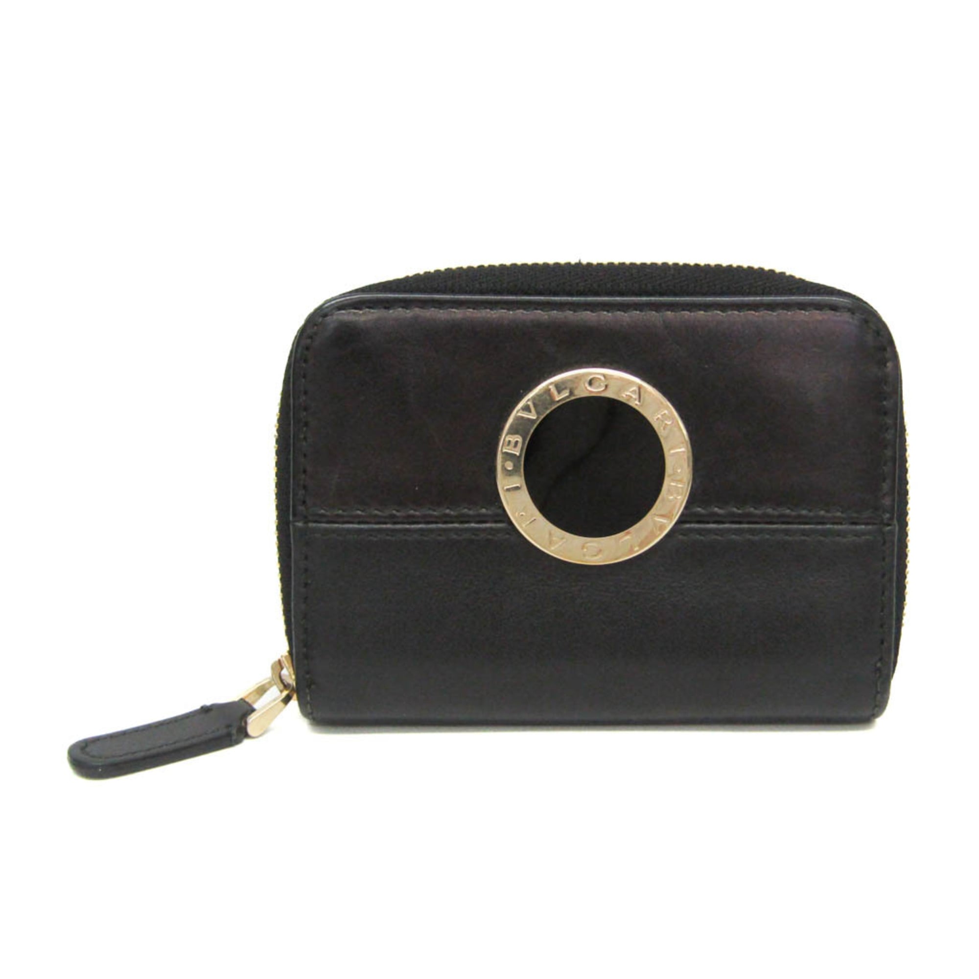 Rakuten - ブルガリ(Bvlgari) ブルガリブルガリ コローレ レディース レザー 小銭入れ・コインケース ブラック【中古】