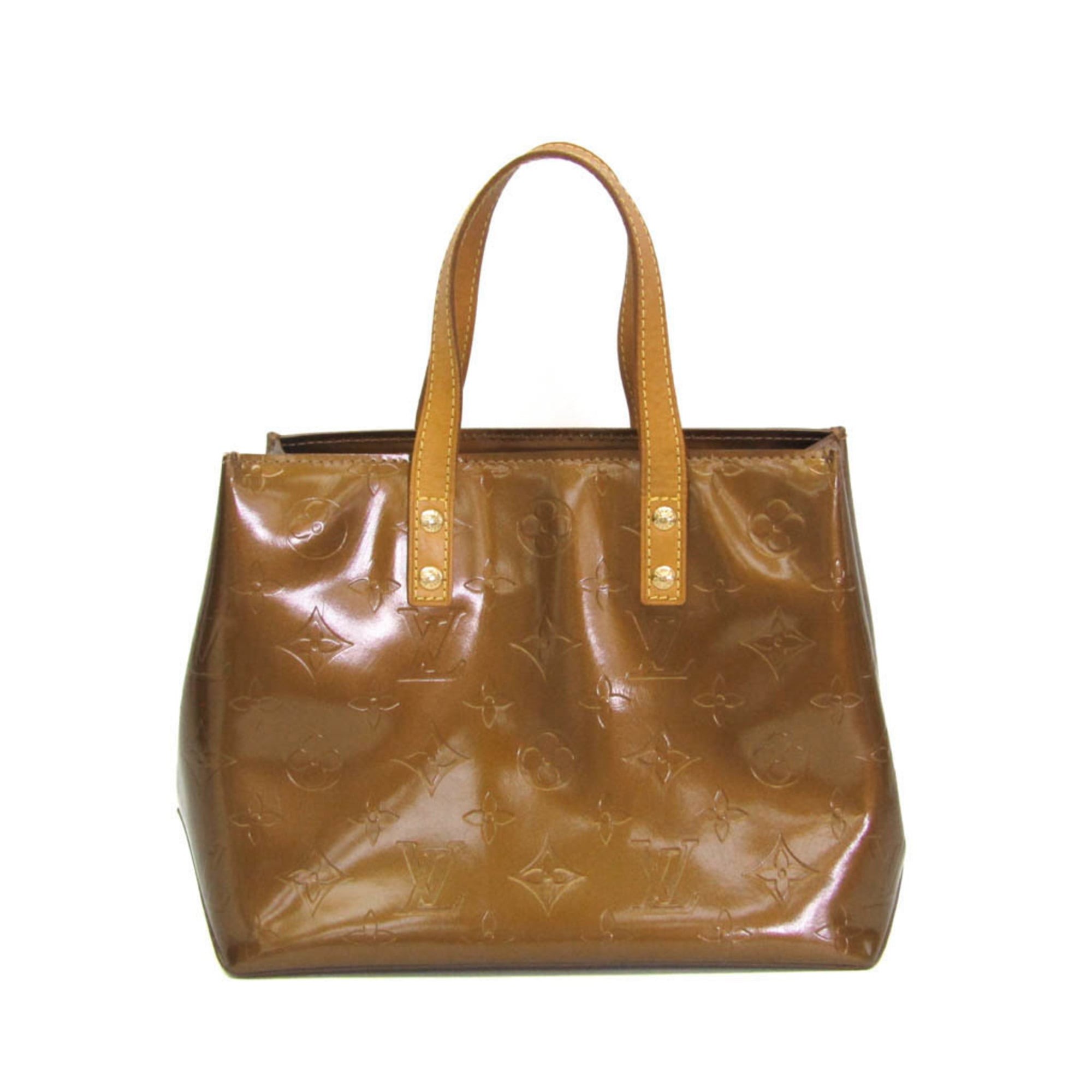 Rakuten - ルイ・ヴィトン(Louis Vuitton) モノグラムヴェルニ リードPM M91146 レディース ハンドバッグ ブロンズ【中古】