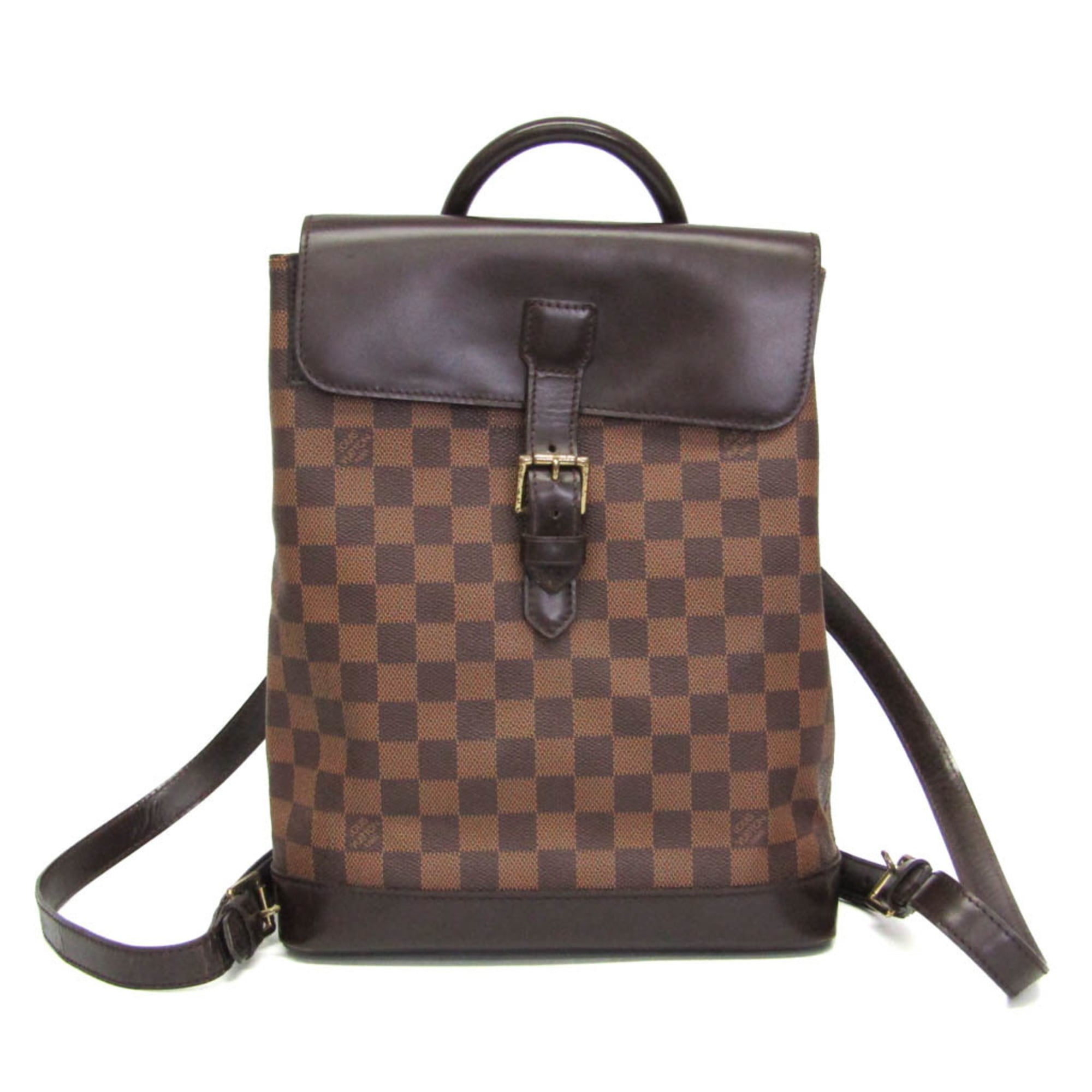 ルイ・ヴィトン(Louis Vuitton) ダミエ ソーホー N51132 レディース リュックサック エベヌ【中古】
