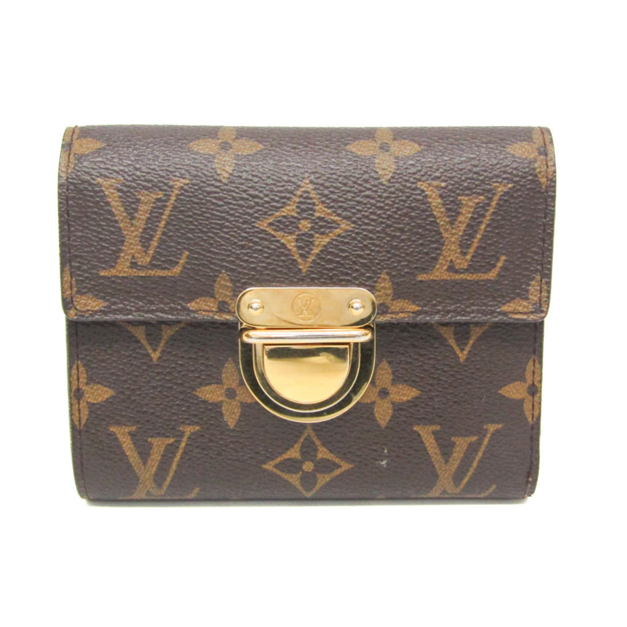 【超美品】ルイヴィトン　ダミエ　ポルトフォイユコアラ　フューシャ　三つ折財布 LOUIS VUITTON（ルイ・ヴィトン） ダミエ ポルトフォイユ コアラ