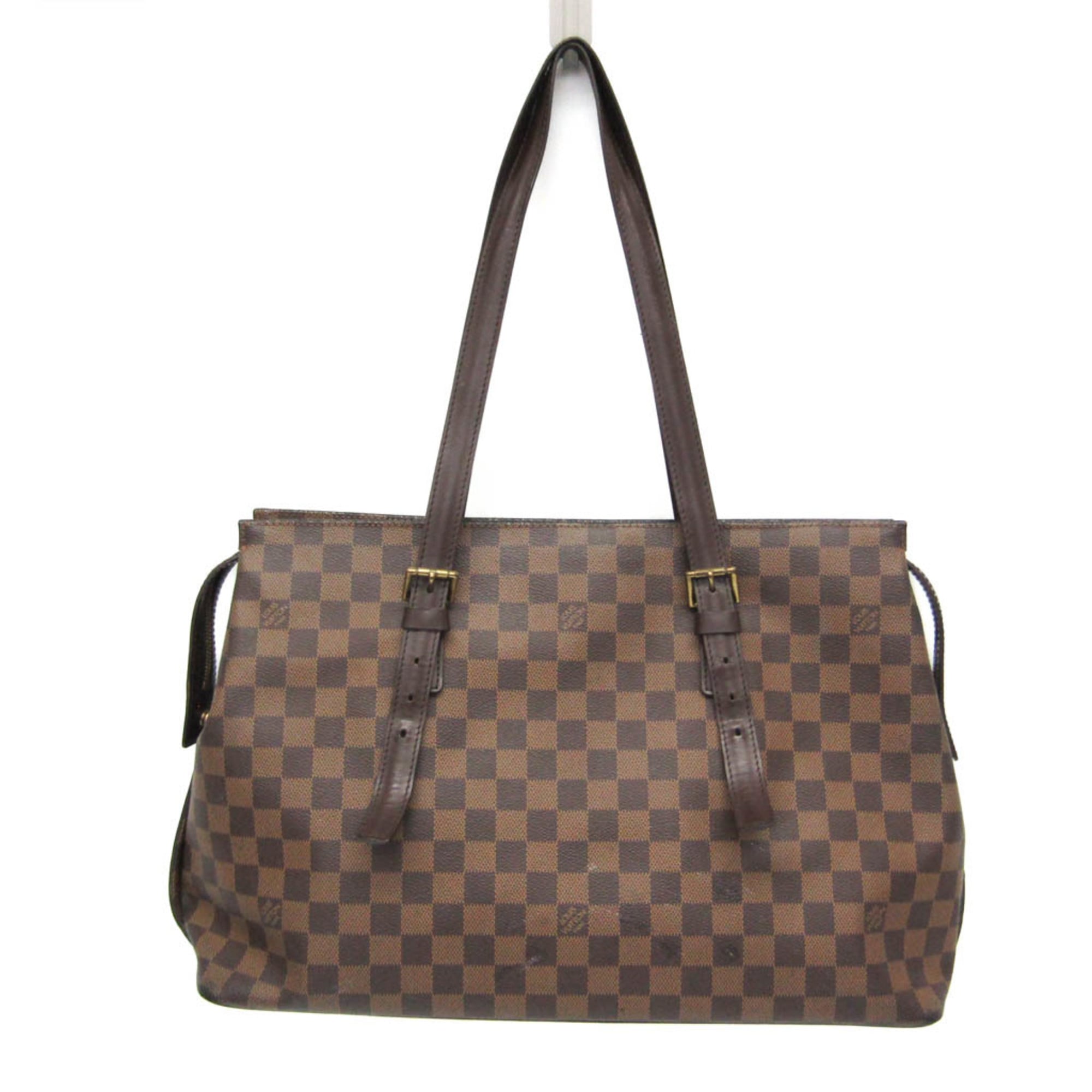 ルイ・ヴィトン(Louis Vuitton) ダミエ チェルシー N51119 レディース ショルダーバッグ ブラウン,エベヌ【中古】