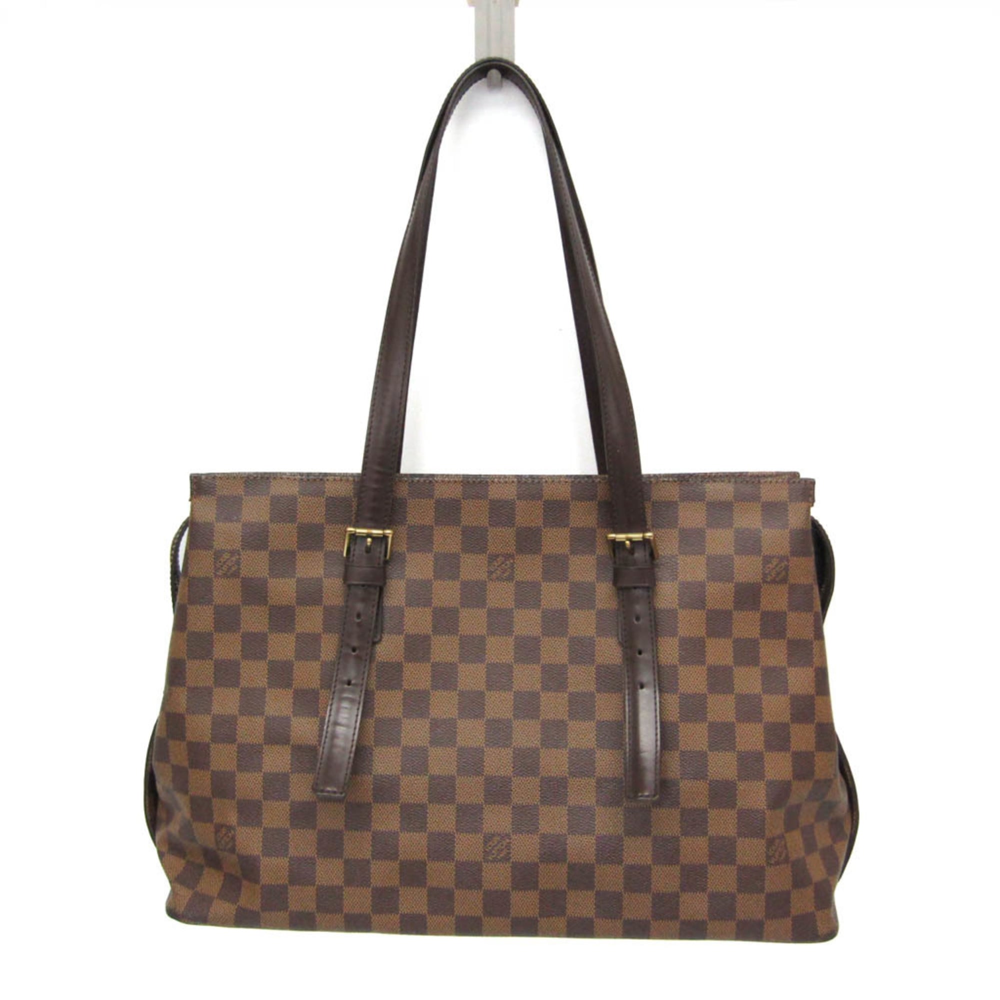 Rakuten - ルイ・ヴィトン(Louis Vuitton) ダミエ チェルシー N51119 レディース ショルダーバッグ ブラウン,エベヌ【中古】