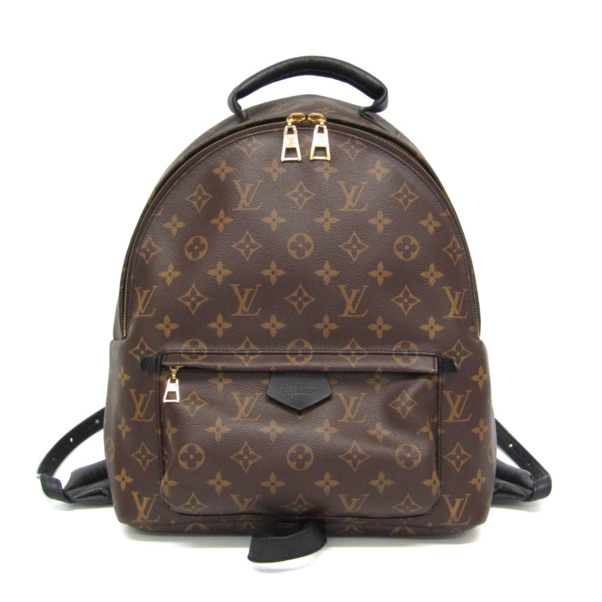 ルイ・ヴィトン(Louis Vuitton) モノグラム パームスプリングス バックパック MM M41561 レディース リュックサック ブラウン,ノワール【中古】