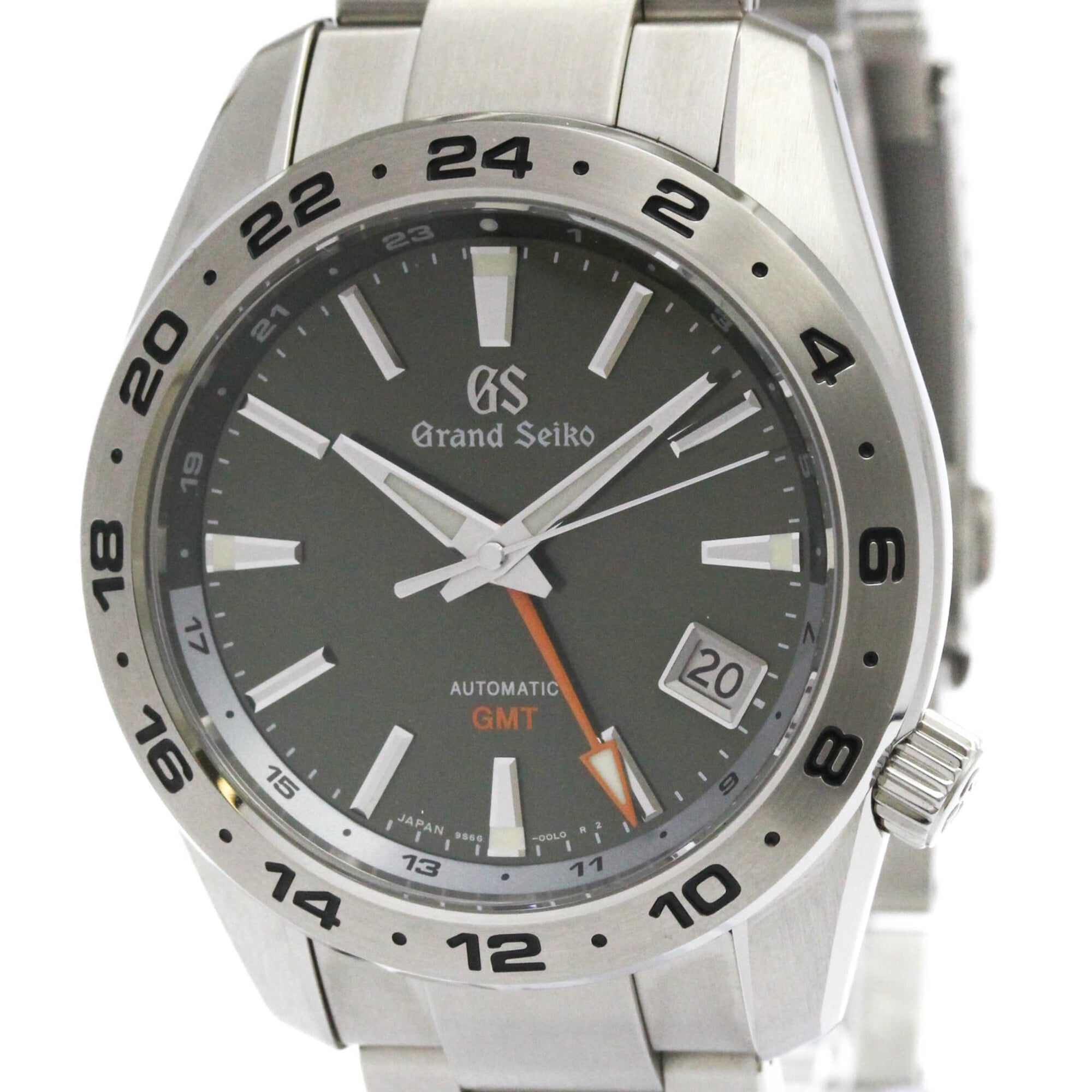 グランドセイコー (GRAND SEIKO) スポーツコレクション メカニカル GMT ステンレススチール 自動巻き メンズ 時計 SBGM247(9S66-00J0) (未使用)【中古】