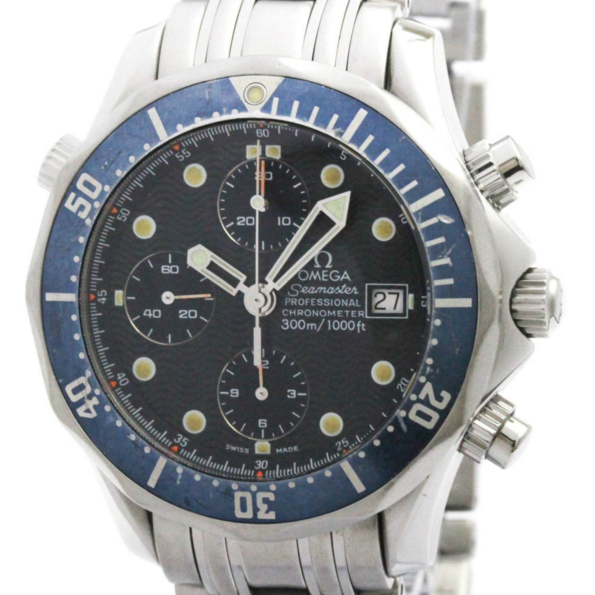 オメガ (OMEGA) シーマスター プロフェッショナル 300M クロノグラフ ステンレススチール ...