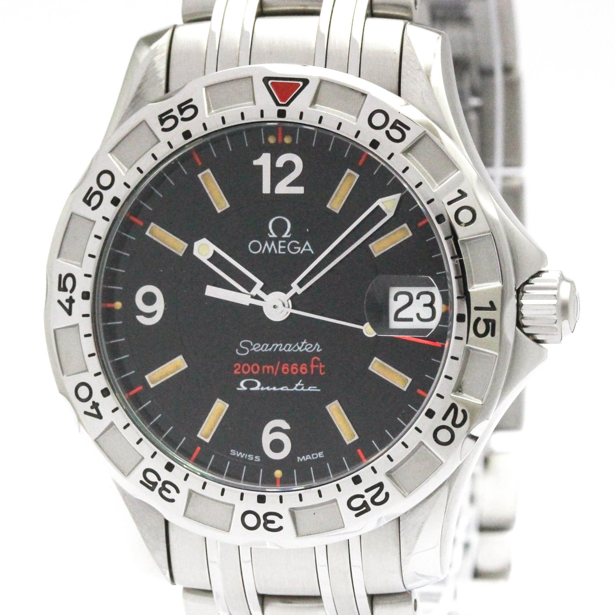 オメガ (OMEGA) シーマスター 200M オメガマティック 限定 ステンレススチール オートクオーツ メンズ 時計 2516.50 (外装仕上げ済み)【中古】