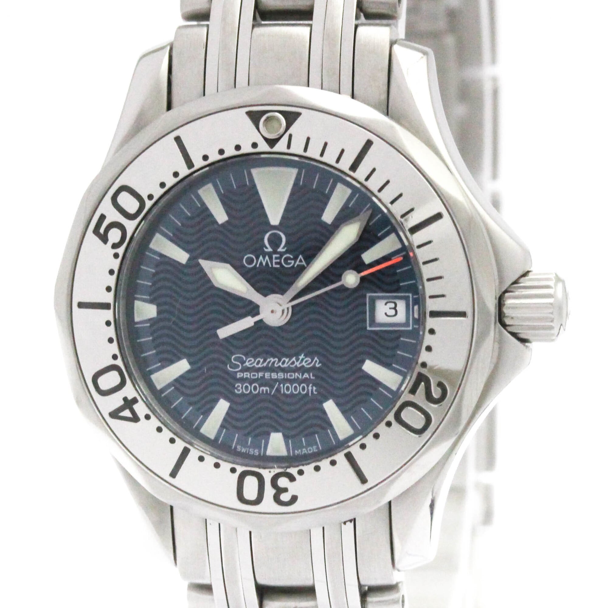 Sea Master - オメガ (OMEGA) シーマスター プロフェッショナル 300M ジャックマイヨール 1999 限定 ステンレススチール クォーツ レディース 時計 2584.80 (外装仕上げ済み)【中古】