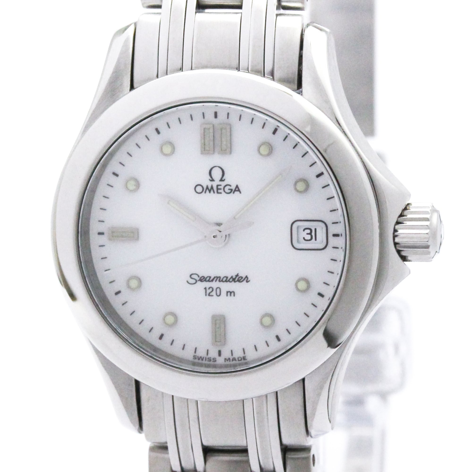 Other - オメガ (OMEGA) シーマスター 120M ステンレススチール クォーツ レディース 時計 2571.20 (外装仕上げ済み)【中古】