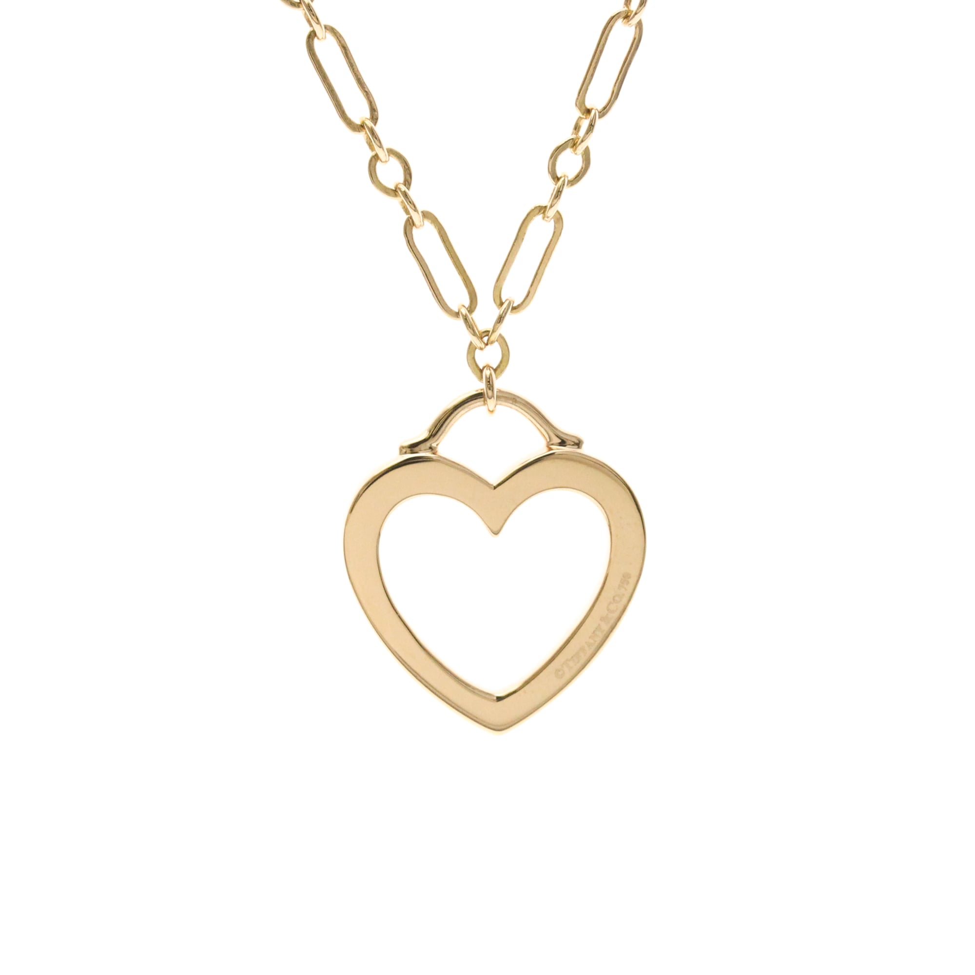 Tiffany & Co. K18 Pink Gold (K18PG) Sentimental Heart Necklace (Pre-owned) - Men's and Women's Fashion Necklace (Pink Gold (PG))