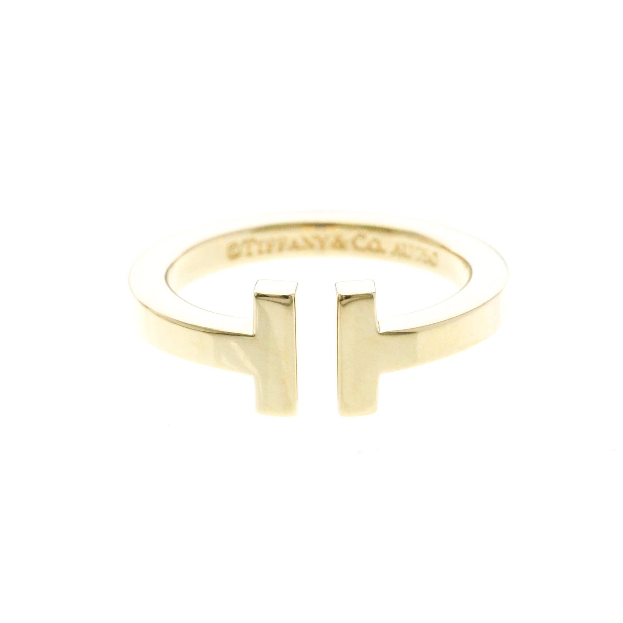 Other - ティファニー(Tiffany) Tスクエア リング K18イエローゴールド(K18YG) ファッション 無し リング ゴールド【中古】