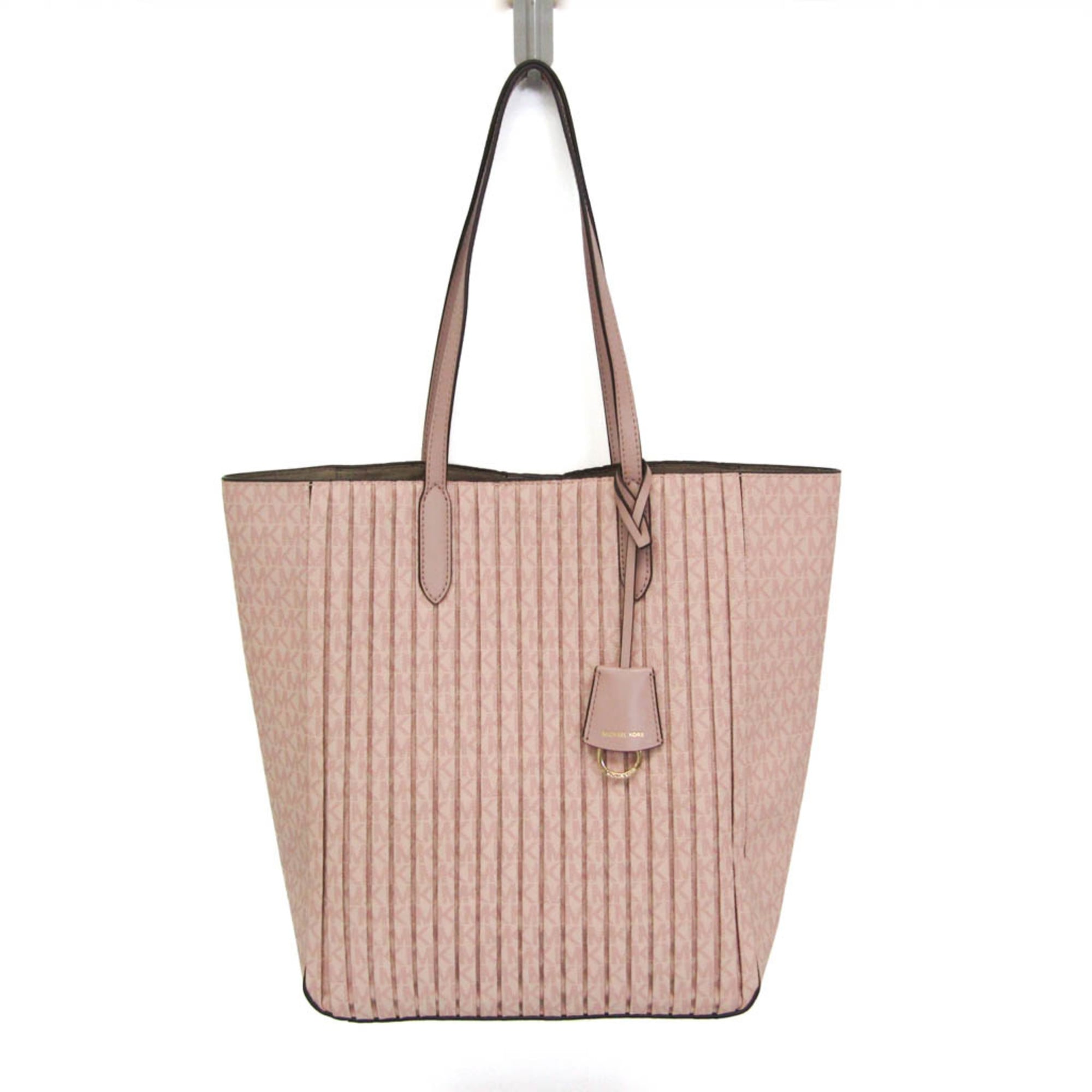 Rakuten - マイケル・コース(Michael Kors) シンクレア プリーツ ショッパートート ラージ 30F1G5ST9V レディース PVC トートバッグ ピンク【中古】