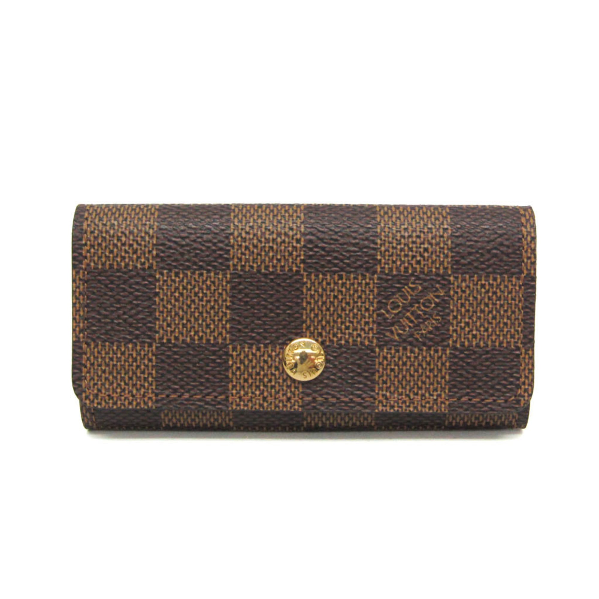 ルイ・ヴィトン(Louis Vuitton) ダミエ ミュルティクレ4 N62631 メンズ,レディース ダミエキャンバス キーケース ブラウン【中古】