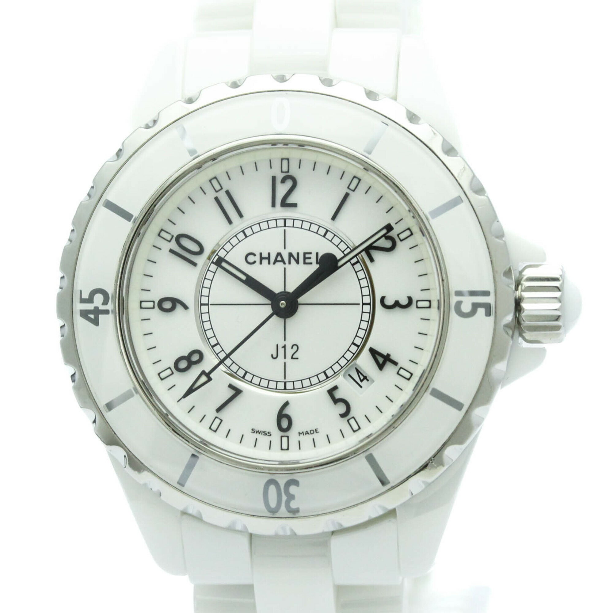 シャネル (CHANEL) J12 セラミック クォーツ レディース 時計 H0968 (外装仕上げ済み)【中古】