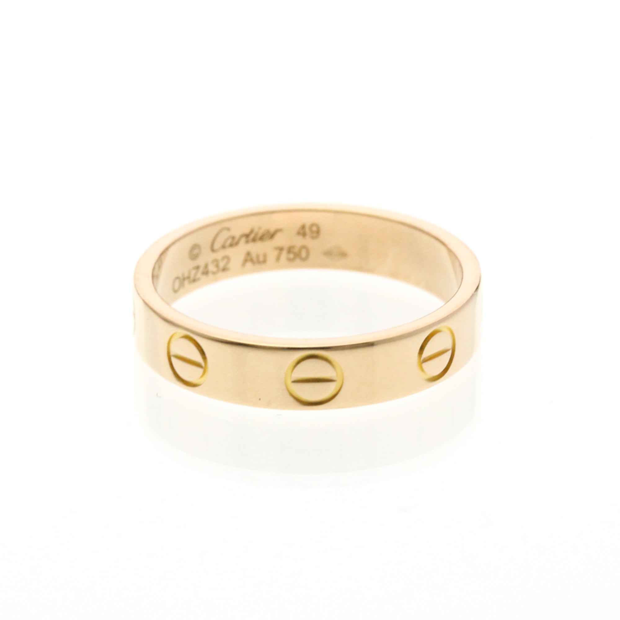 カルティエ(Cartier) ミニラブリング B4085249 K18ピンクゴールド(K18PG) ファッション 無し リング ピンクゴールド(PG)【中古】