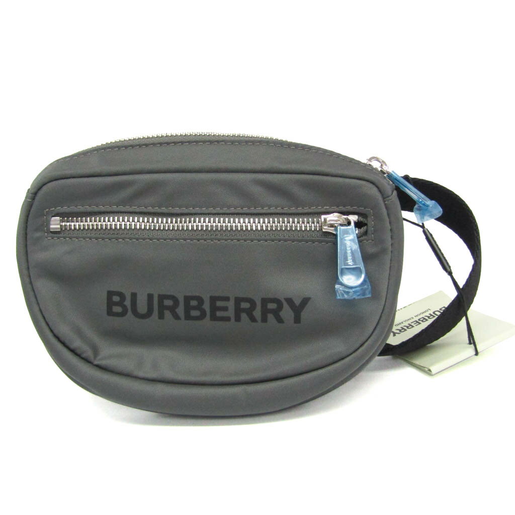 バーバリー(Burberry) キャノン 8052888 メンズ,レディース ナイロン ウエストバッグ,ボディバッグ グレー【中古】