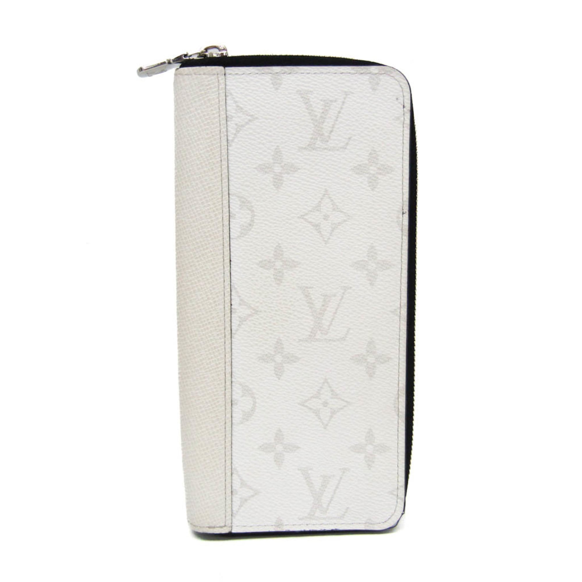 ルイ・ヴィトン(Louis Vuitton) タイガラマ ジッピーウォレット ヴェルティカル M30446 メンズ タイガラマ 長財布（二つ折り） ホワイト【中古】