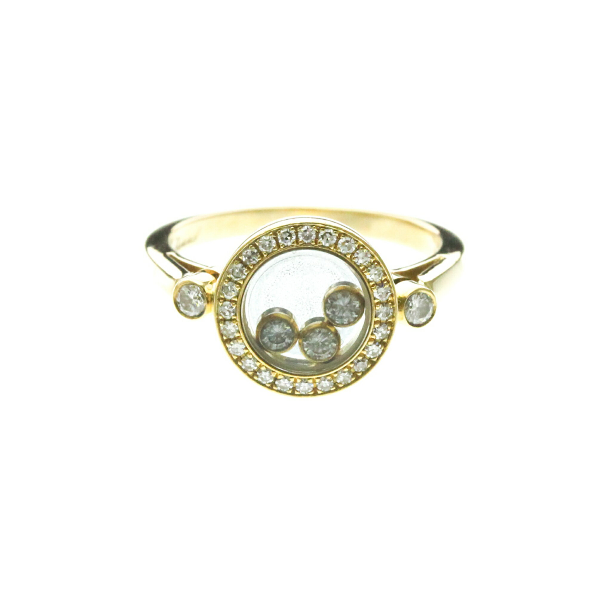 Rakuten - ショパール(Chopard) ハッピーダイヤモンドリング 82/3957 K18イエローゴールド(K18YG) ファッション ダイヤモンド リング ゴールド【中古】