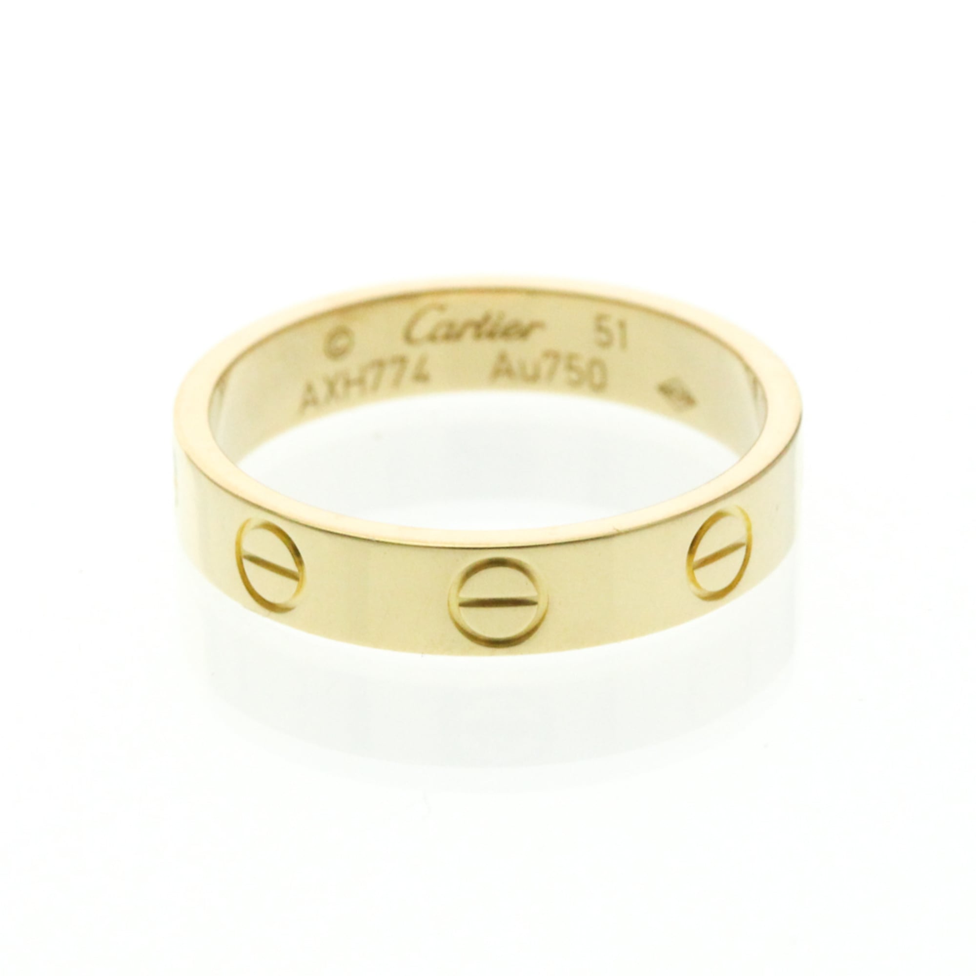 Rakuten - カルティエ(Cartier) ミニラブリング K18イエローゴールド(K18YG) ファッション 無し リング ゴールド【中古】