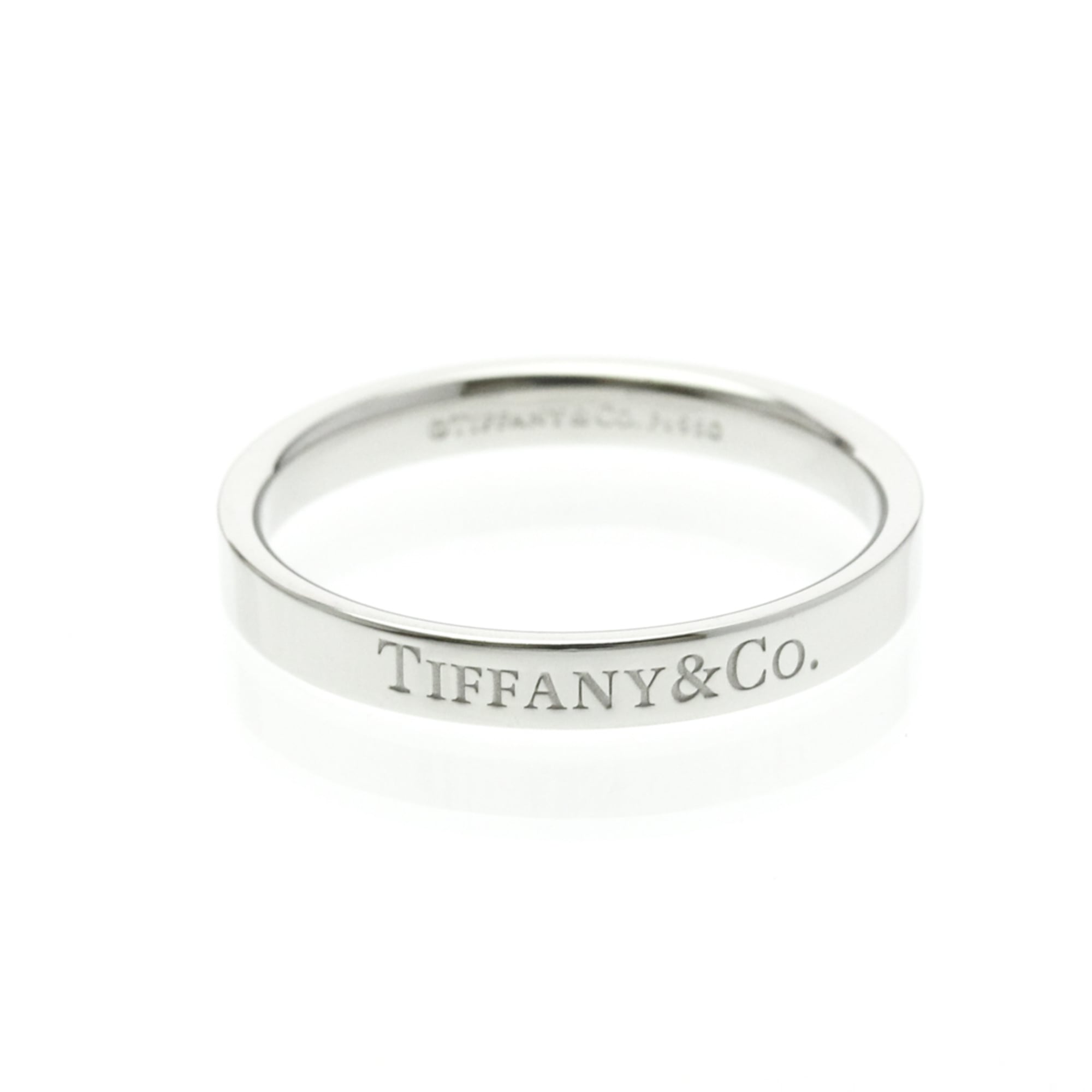 其它 - ティファニー(Tiffany) フラットバンドリング プラチナ ファッション 無し バンドリング シルバー【中古】