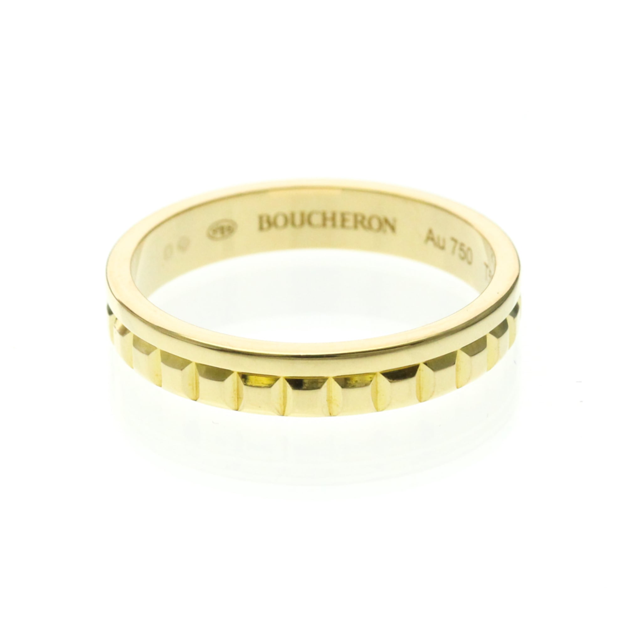 Rakuten - ブシュロン(Boucheron) キャトル ラディアント リング K18イエローゴールド(K18YG) ファッション 無し リング ゴールド【中古】