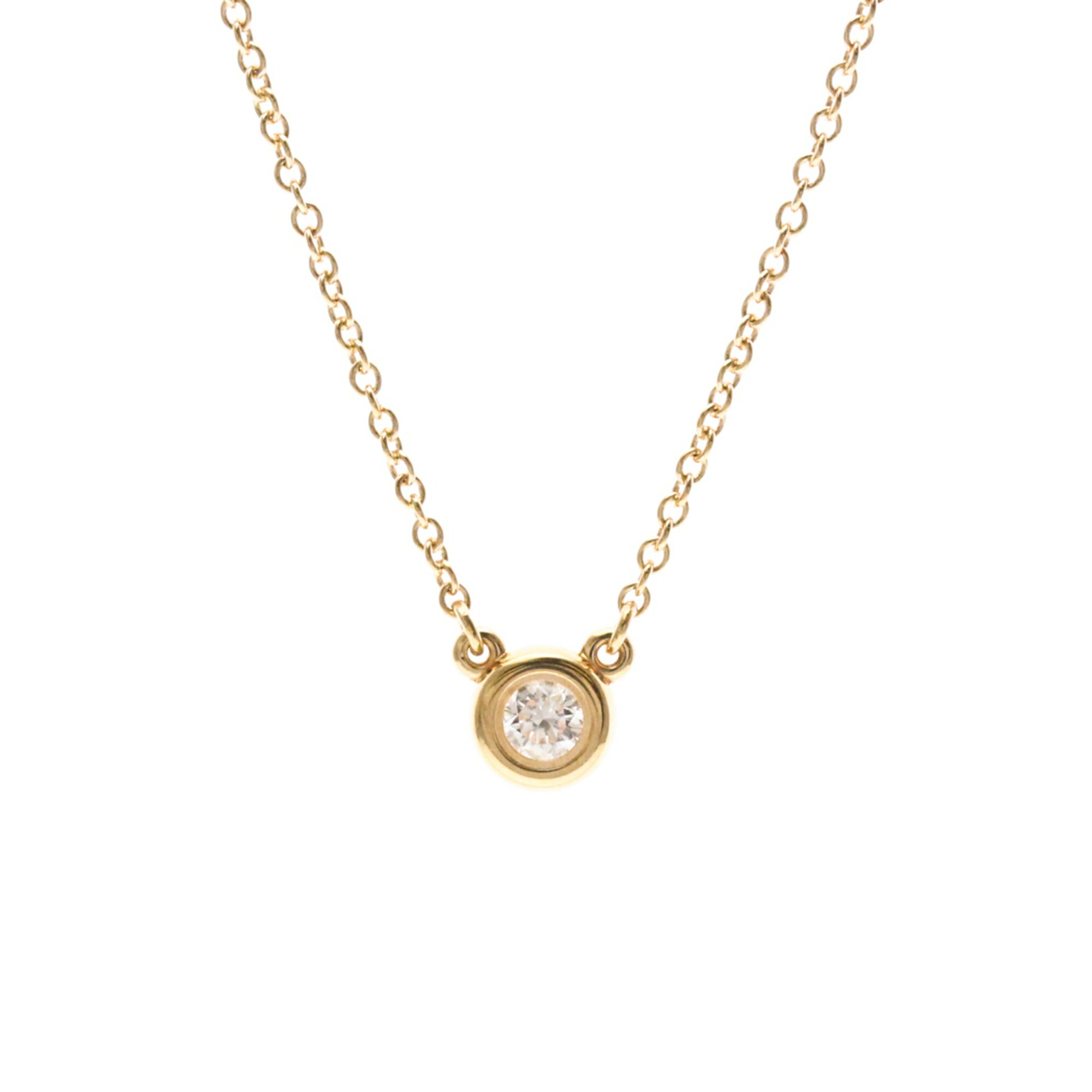 Tiffany & Co. Diamond by the Yard K18 Pink Gold (K18PG) Diamond Men's/Women's Fashion Necklace (Pink Gold (PG)) [Used]