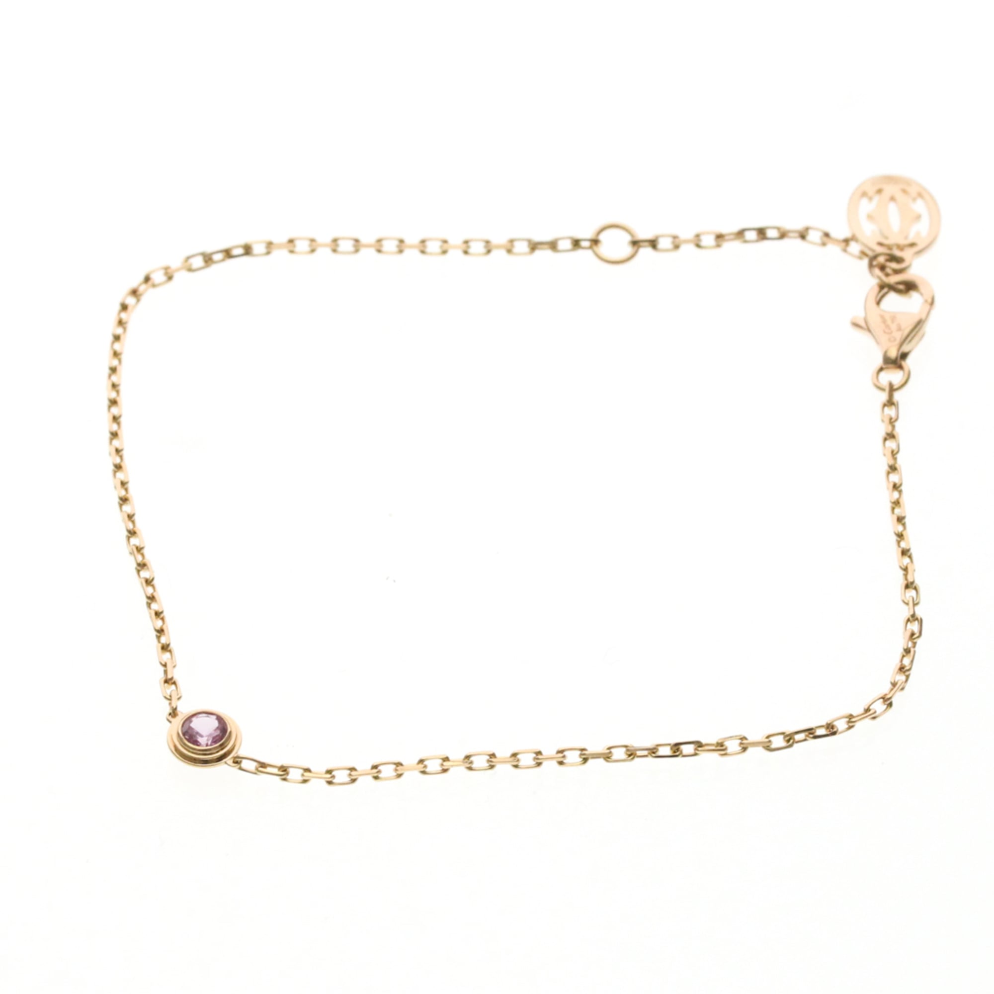 Rakuten - カルティエ(Cartier) ダムール ピンクサファイア ブレスレット K18ピンクゴールド(K18PG) サファイア ブレスレット ピンクゴールド(PG)【中古】