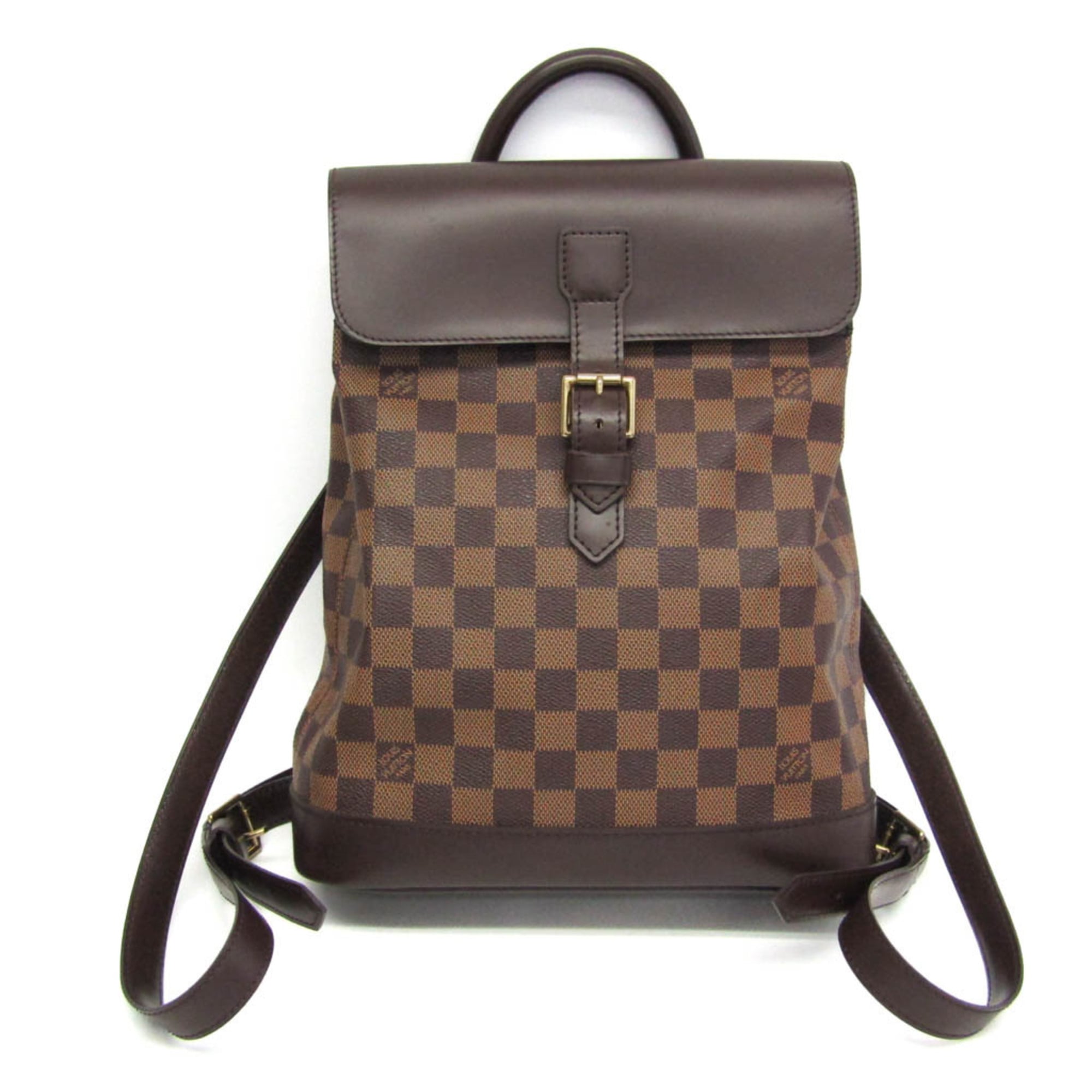 ルイ・ヴィトン(Louis Vuitton) ダミエ ソーホー N51132 レディース リュックサック エベヌ【中古】