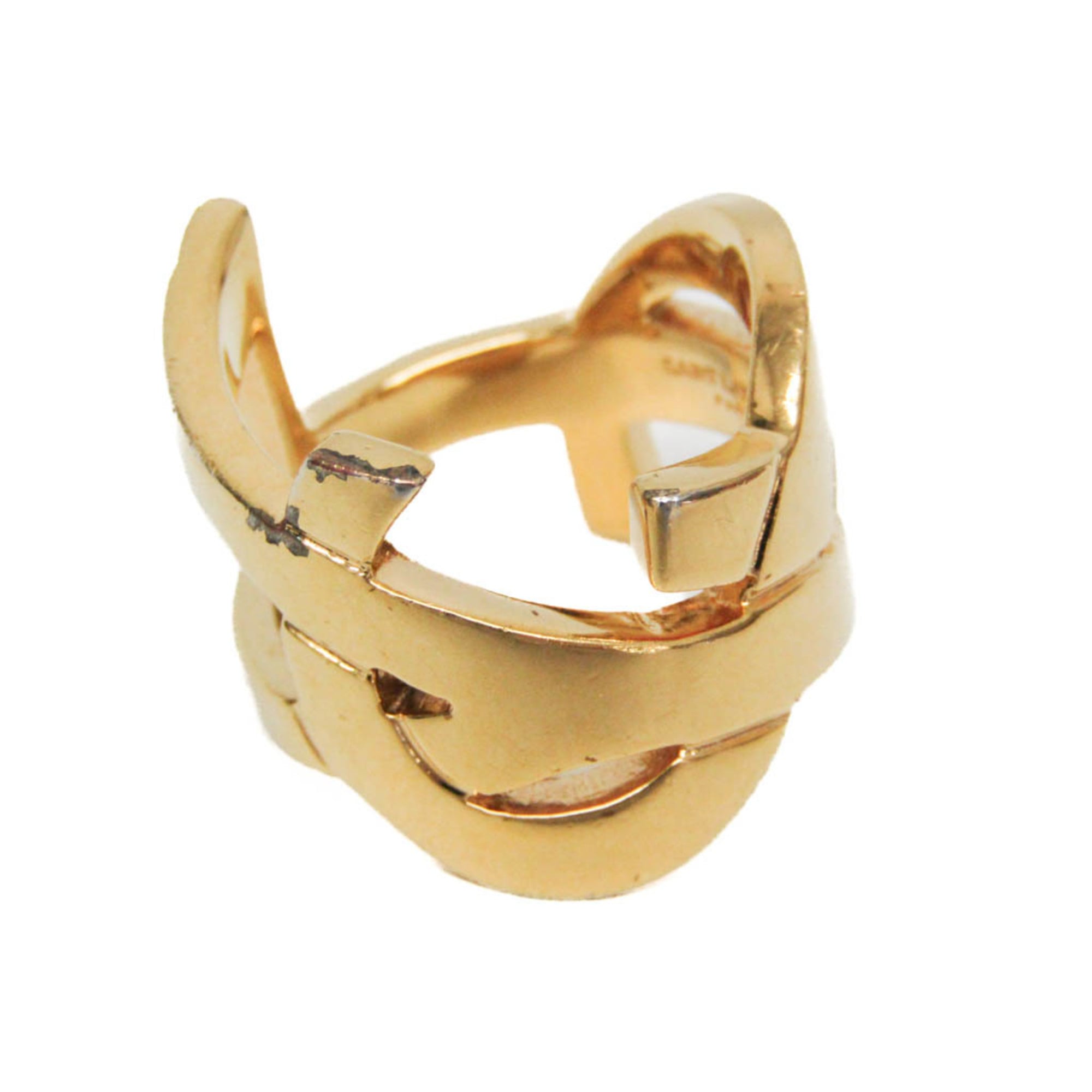 Other - イヴ・サンローラン(Yves Saint Laurent) オピリウム ツイストリング メタル ファッション リング ゴールド【中古】