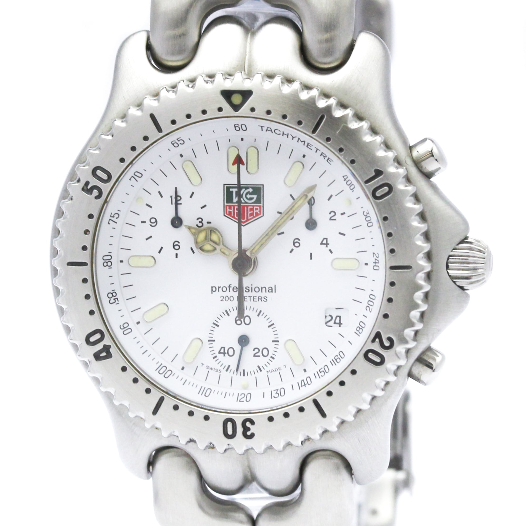 タグホイヤー (TAG HEUER) セル クロノグラフ ステンレススチール クォーツ メンズ 時計 CG1112 (外装仕上げ済み)【中古】