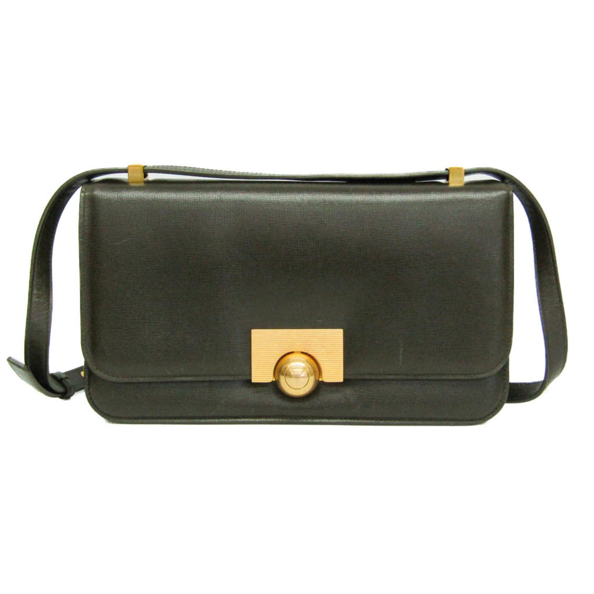 Rakuten - ボッテガ・ヴェネタ(Bottega Veneta) BVクラシック レディース レザー ショルダーバッグ ダークカーキ【中古】