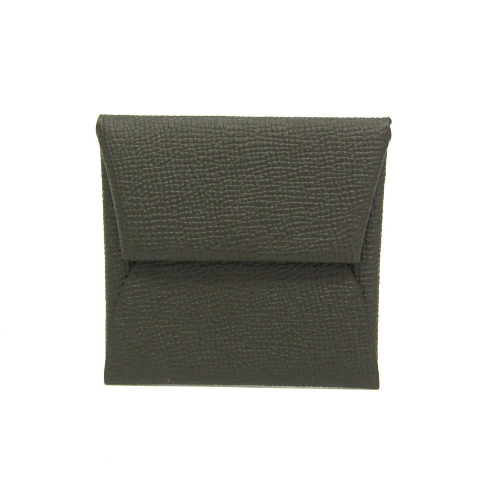 Rakuten - エルメス(Hermes) バスティア メンズ,レディース エプソン 小銭入れ・コインケース ダークカーキ【中古】
