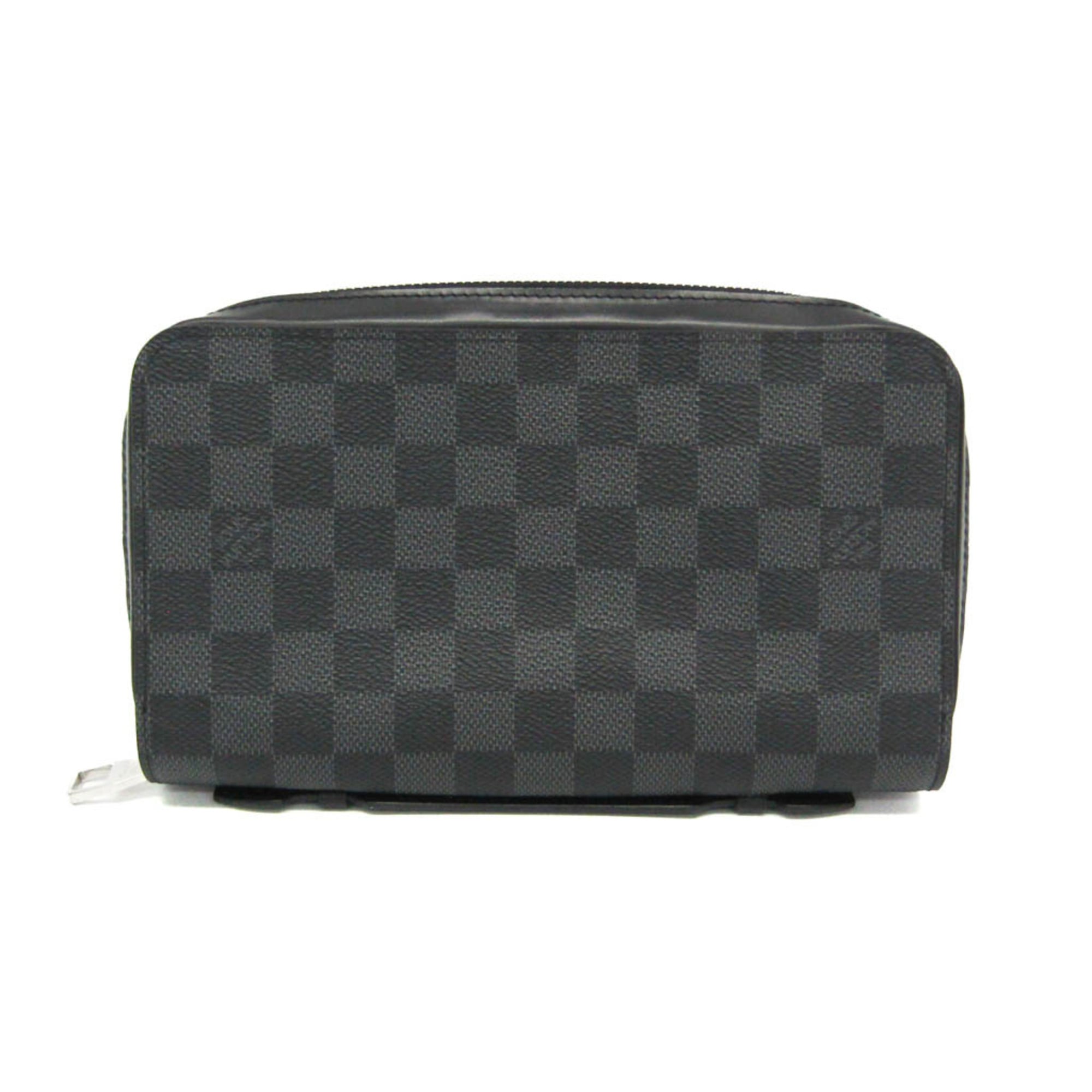 Rakuten - ルイ・ヴィトン(Louis Vuitton) ダミエ・グラフィット ジッピーXL N41503 メンズ ダミエグラフィット 長財布（二つ折り） ダミエ・グラフィット【中古】