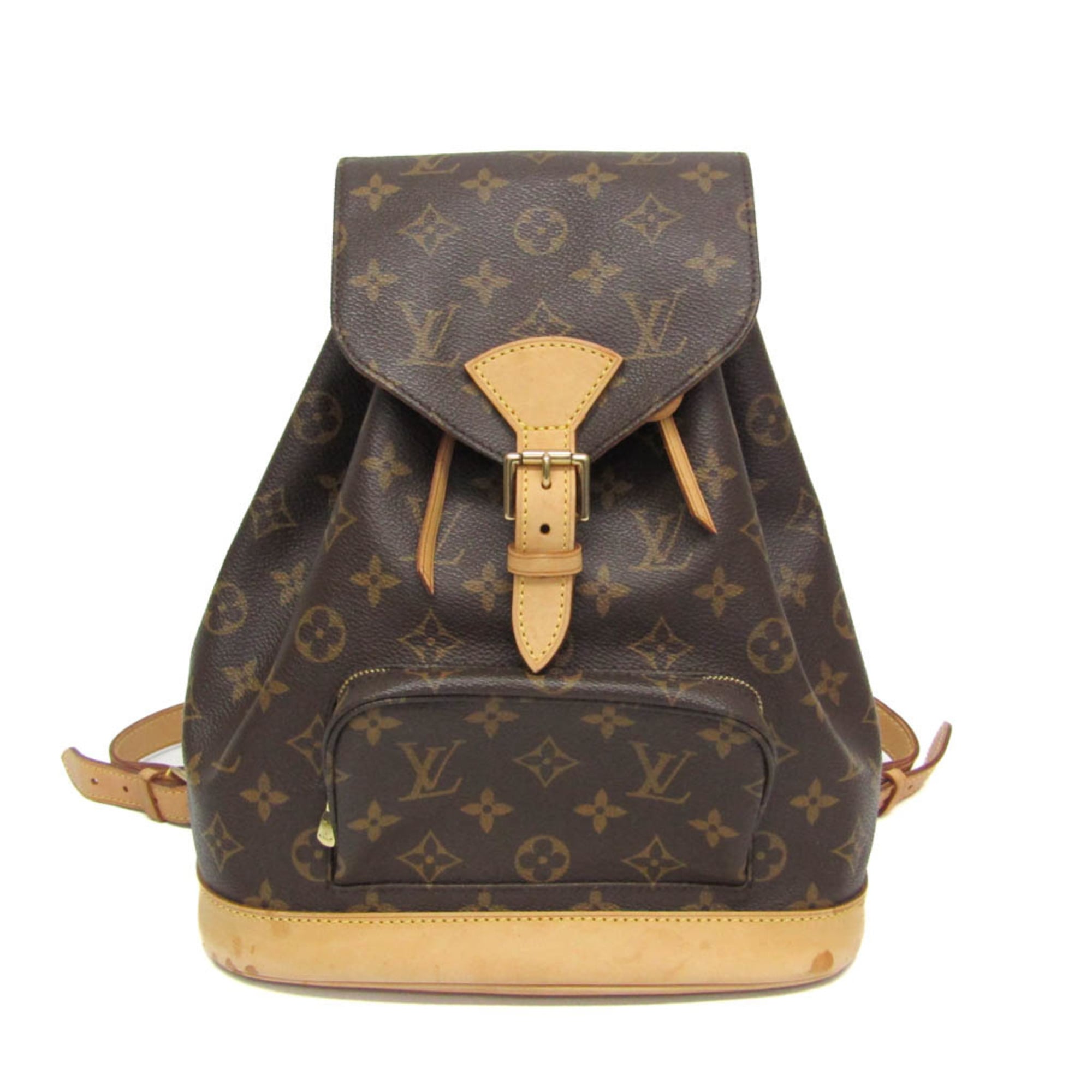 Rakuten - ルイ・ヴィトン(Louis Vuitton) モノグラム モンスリ MM M51136 レディース リュックサック ブラウン【中古】