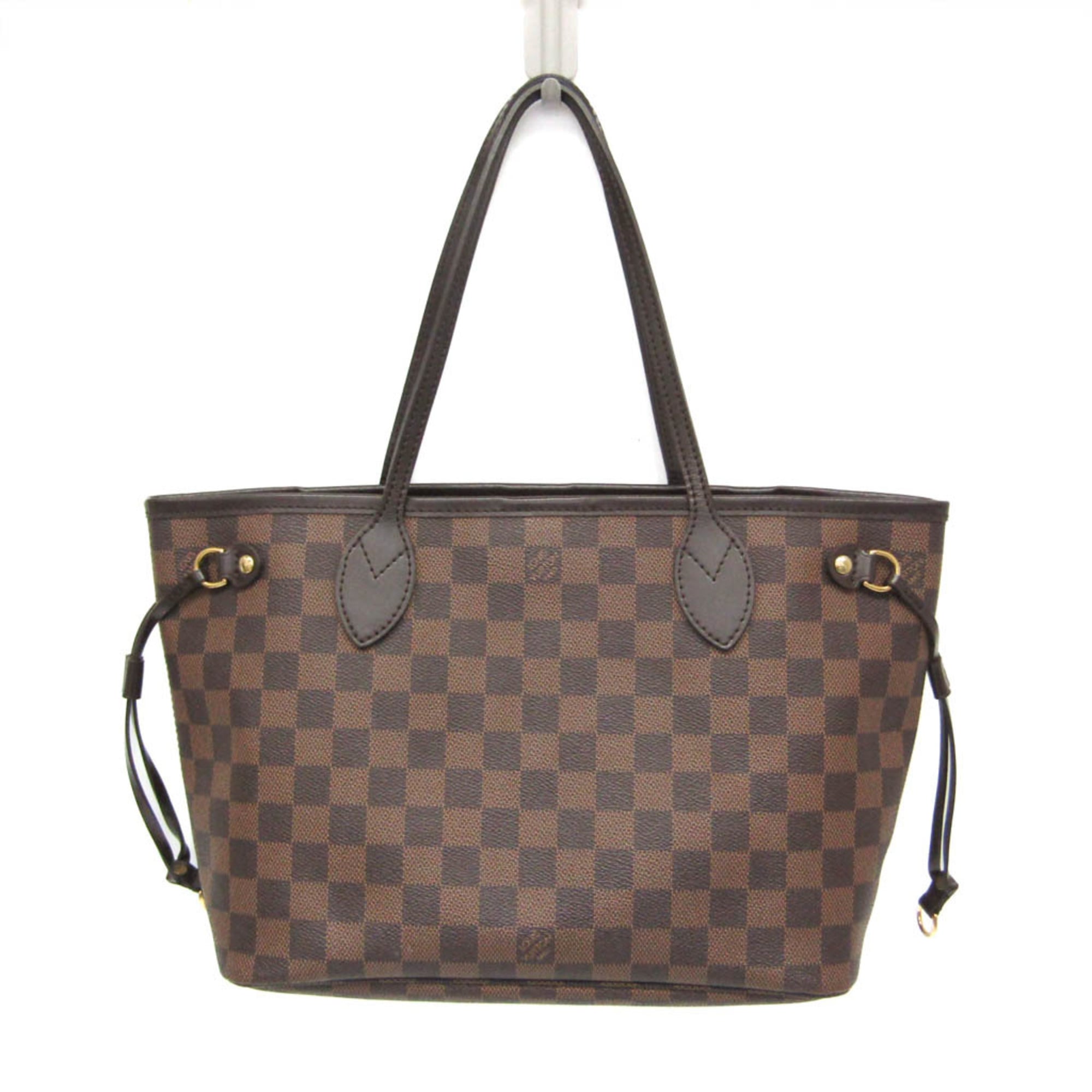 Rakuten - ルイ・ヴィトン(Louis Vuitton) ダミエ ネヴァーフル PM N51109 レディース トートバッグ エベヌ【中古】