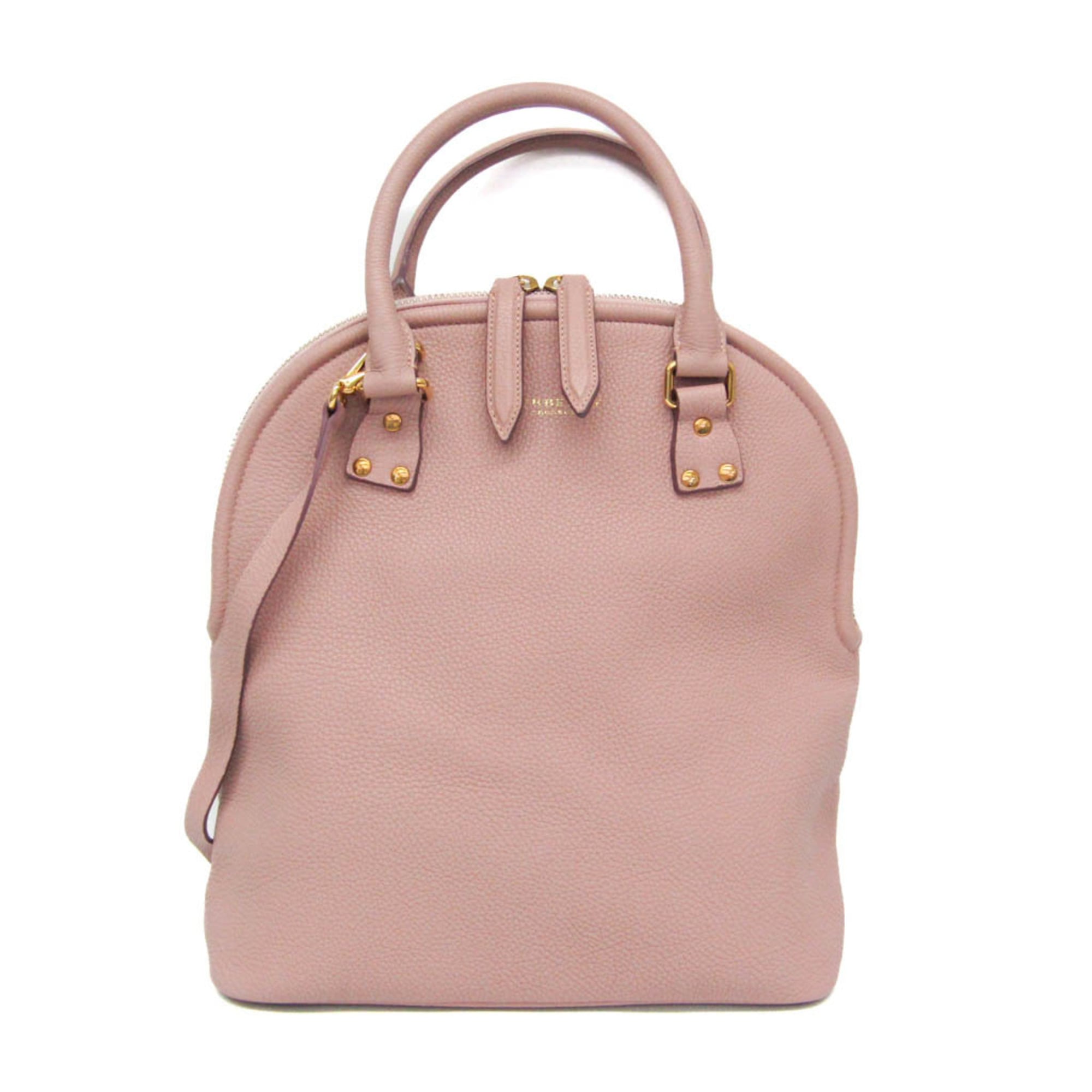 バーバリー(Burberry) レディース レザー ハンドバッグ,ショルダーバッグ ピンク【中古】