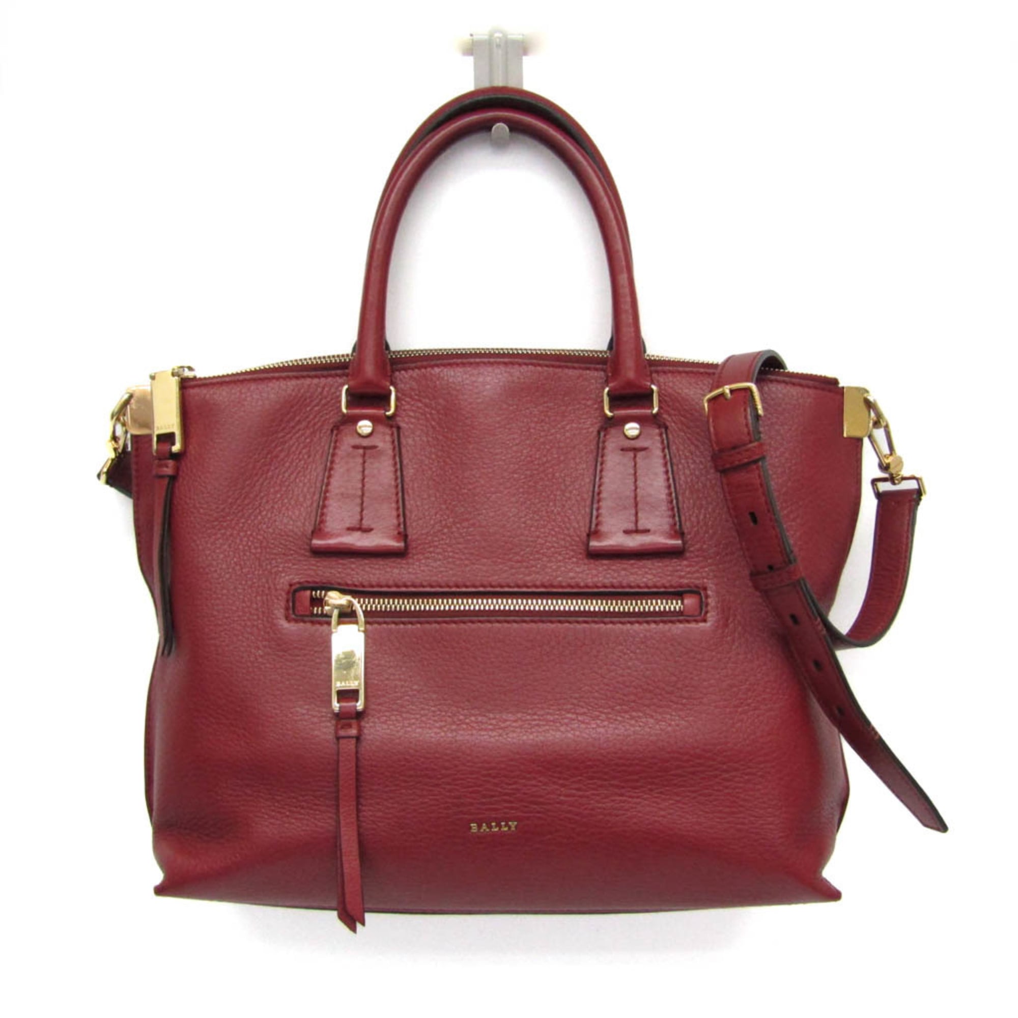 【希少】 BALLY 2way 本革 ビジネスバッグ ブラウン バリー ビジネスバッグ メンズ ブランド 牛革 2WAY 6308657 ブラウン