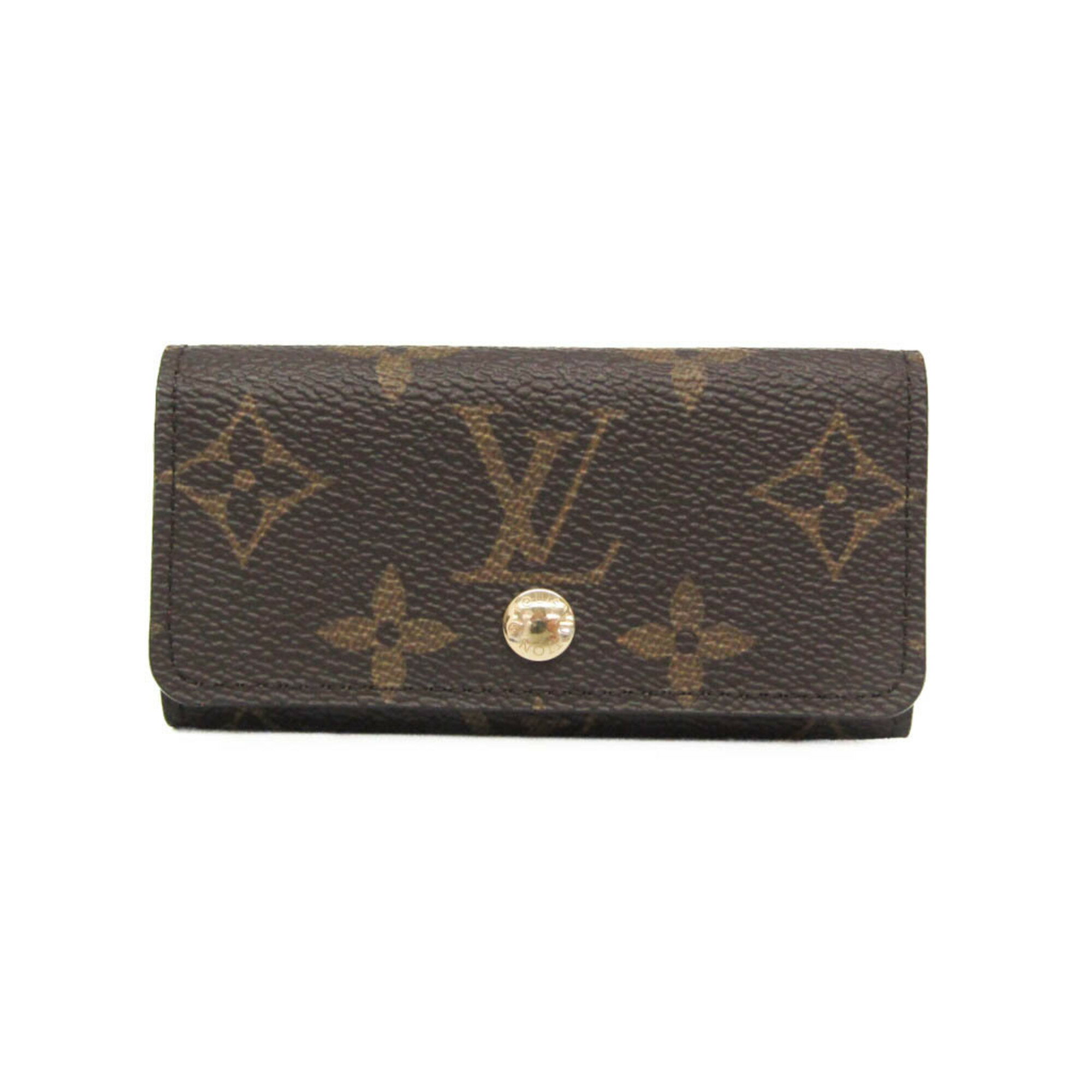 ルイ・ヴィトン(Louis Vuitton) モノグラム ミュルティクレ4 M62631 メンズ,レディース モノグラム キーケース ブラウン【中古】