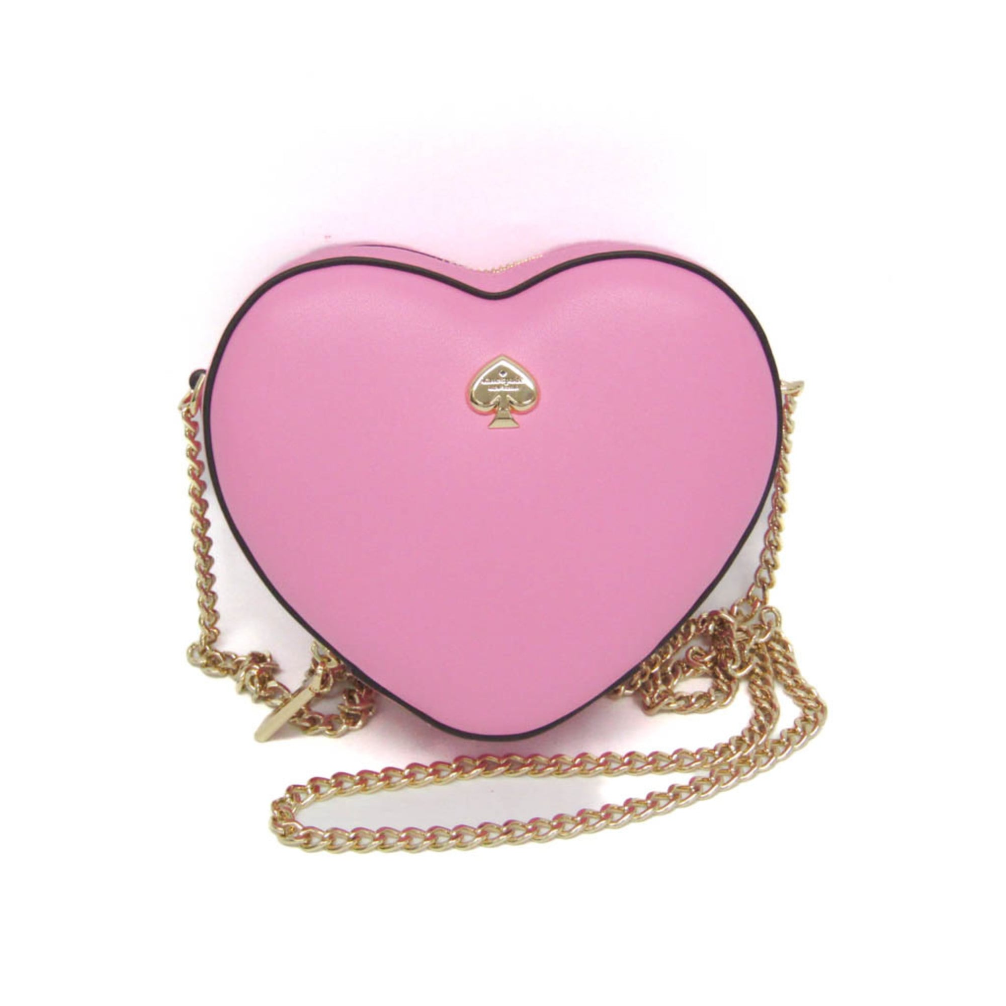 乐天商城 - ケイト・スペード(Kate Spade) Love Shack 3D ミニ ハート KK209 レディース レザー ショルダーバッグ ピンク【中古】
