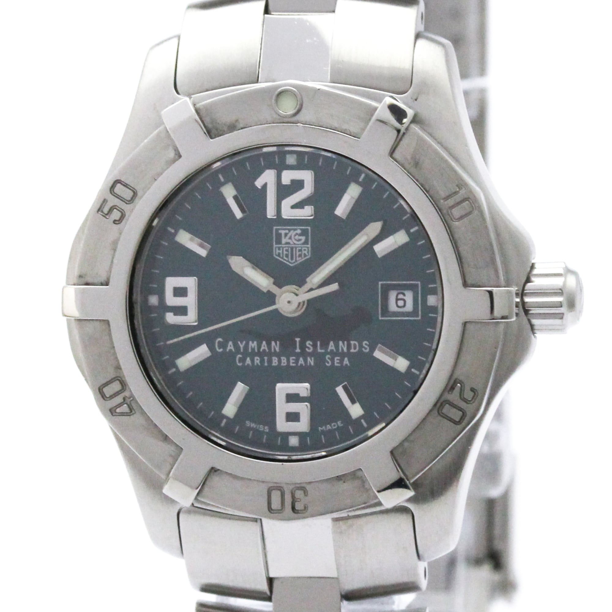 タグホイヤー (TAG HEUER) 2000 エクスクルーシブ ケイマンアイランド 限定 ステンレススチール クォーツ レディース 時計 WN131M (外装仕上げ済み)【中古】