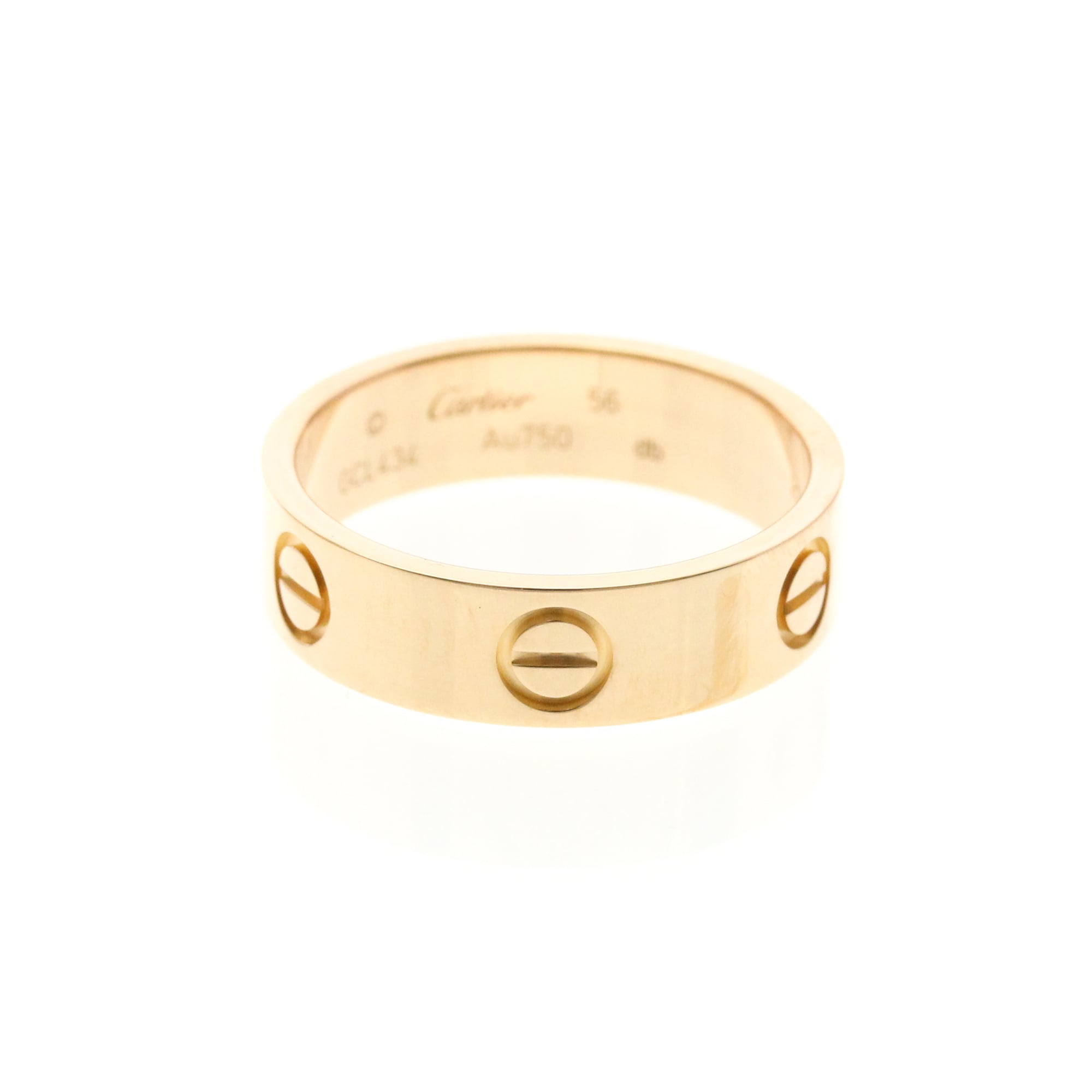 Rakuten - カルティエ(Cartier) ラブ K18ピンクゴールド(K18PG) ファッション 無し リング ピンクゴールド(PG)【中古】