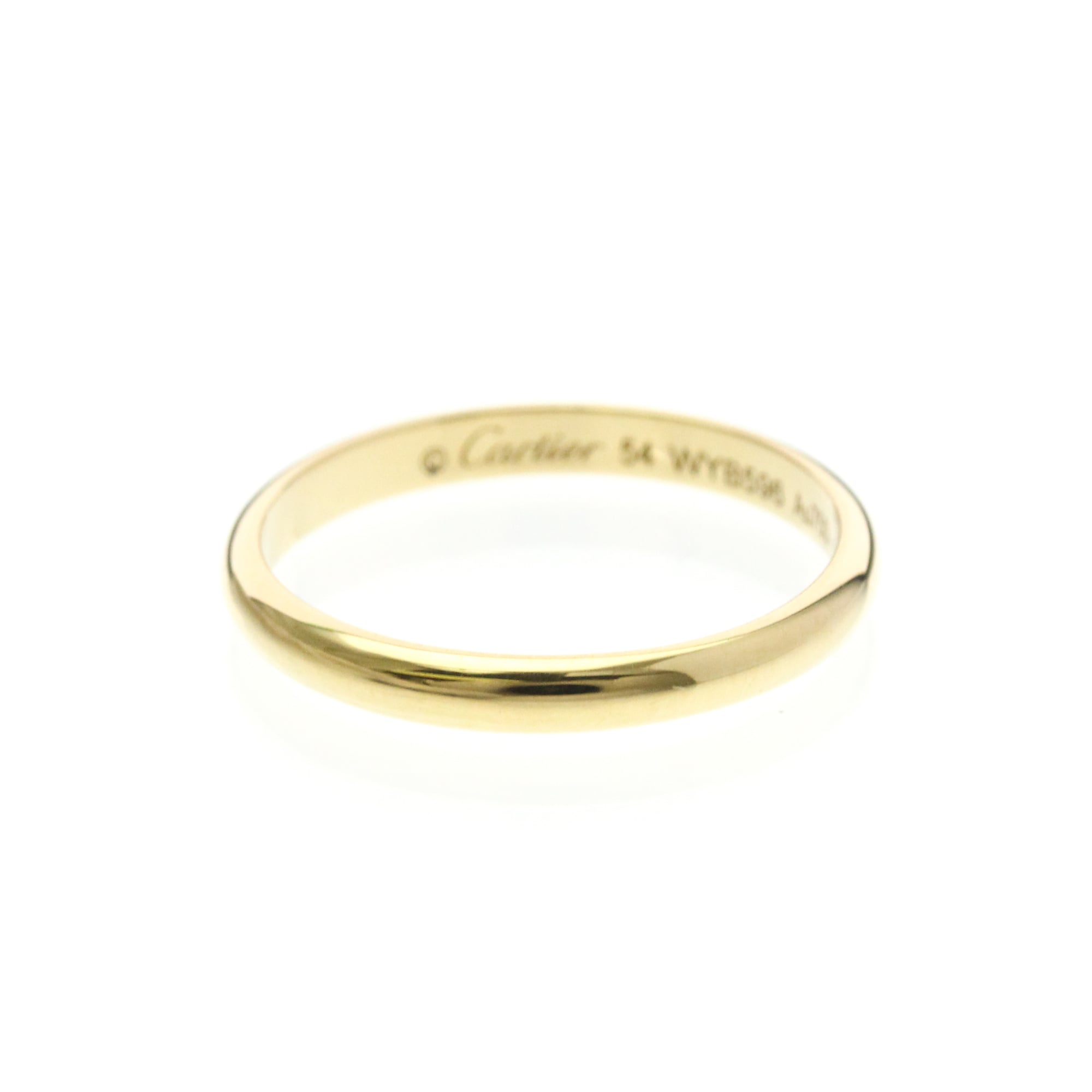 カルティエ(Cartier) 1895ウェディング リング K18イエローゴールド(K18YG) ファッション 無し ウェディングリング ゴールド【中古】