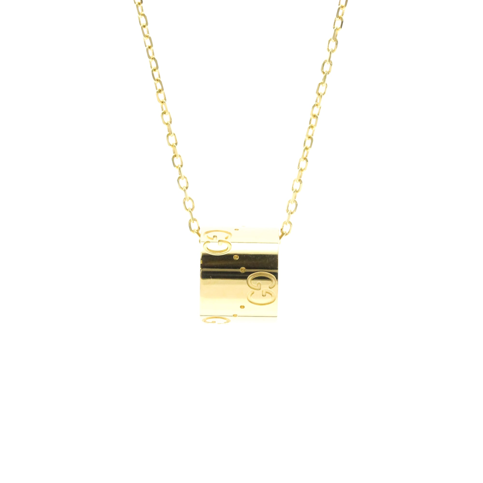 Rakuten - グッチ(Gucci) K18イエローゴールド(K18YG) 無し レディース,メンズ ファッション ネックレス (ゴールド) アイコンネックレス【中古】